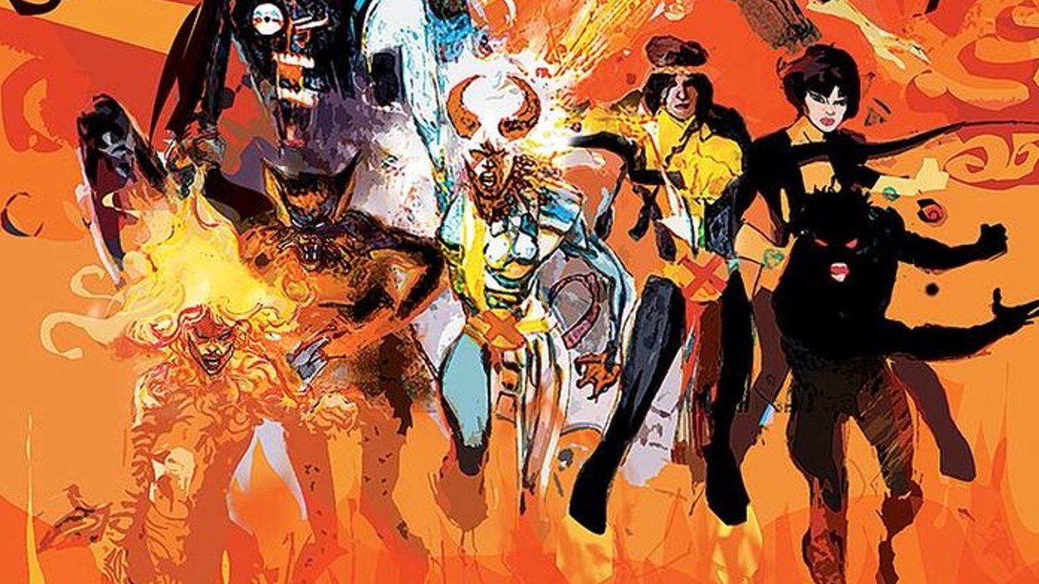 Download The New Mutants cast assemble in their superpowered forms  Wallpaper