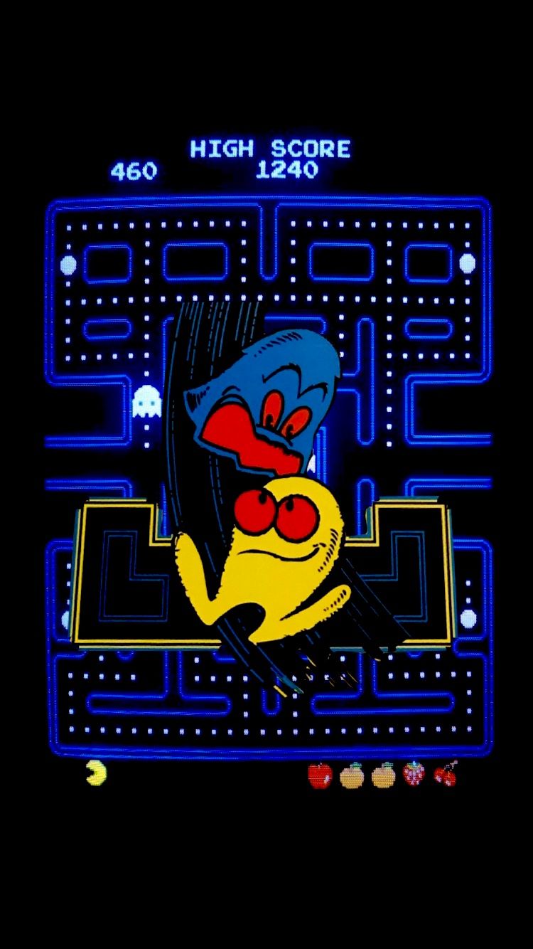 PAC MAN Mobile Phone Wallpaper. The PAC MAN Power Page
