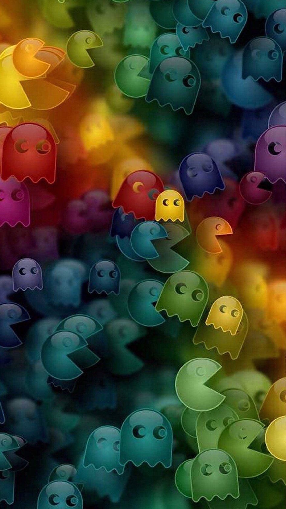 Rainbow mist Pacman art. Art wallpaper iphone, Pop art wallpaper, Smartphone wallpaper