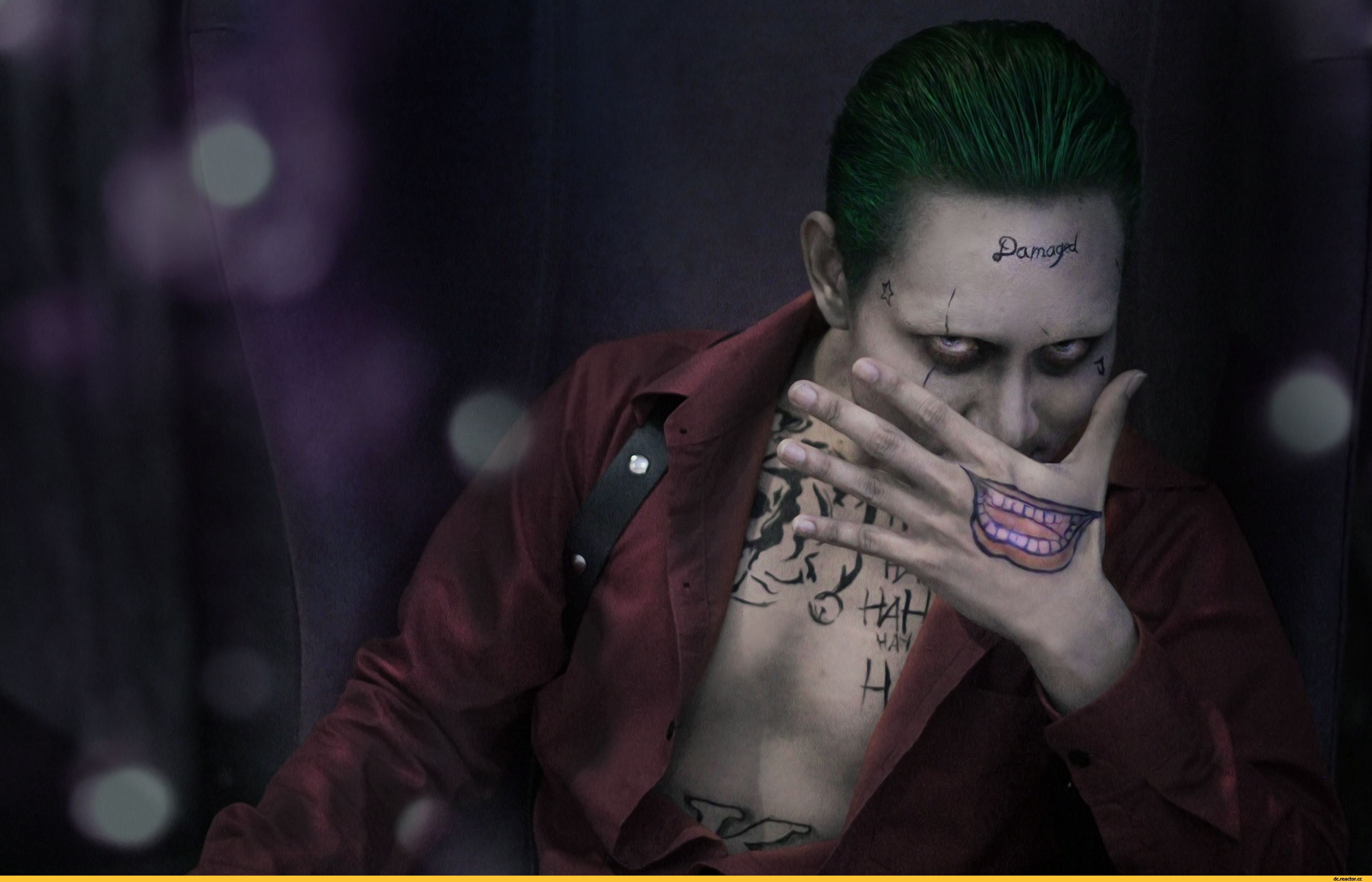 Joker Damage Suicide Squad image. HD Wallpaper, HD Background
