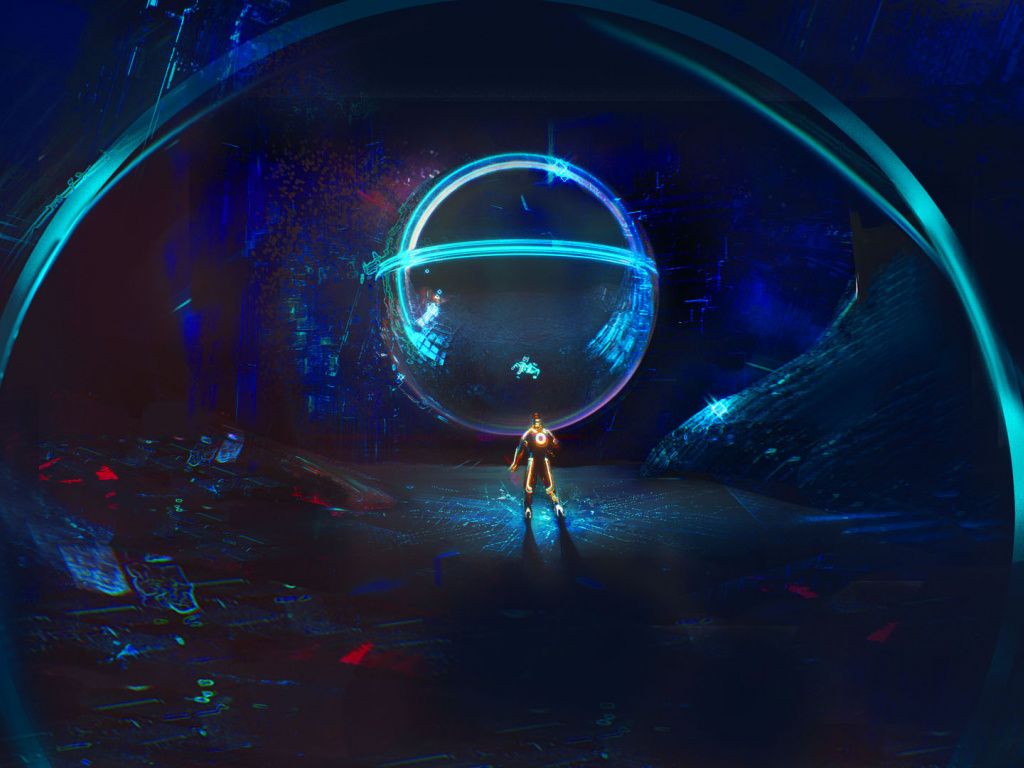 Sci Fi, Tron: Evolution, Video Game, Minimal Wallpaper, 1920x1080