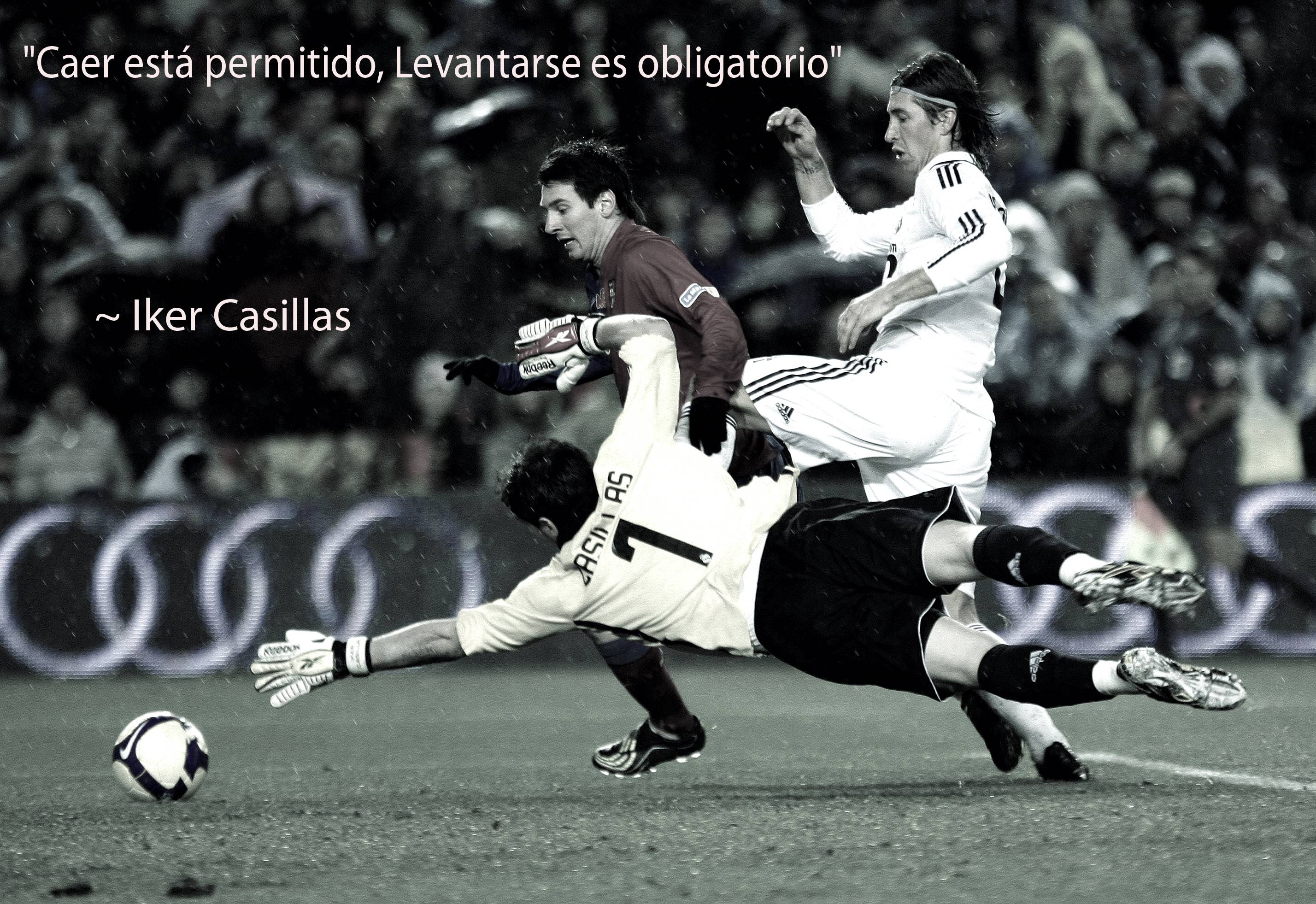 I turned the recent Iker Casillas quote into a wallpaper