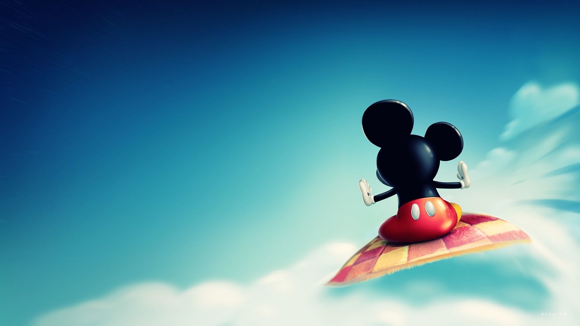 Mickey Mouse Flying Carpet