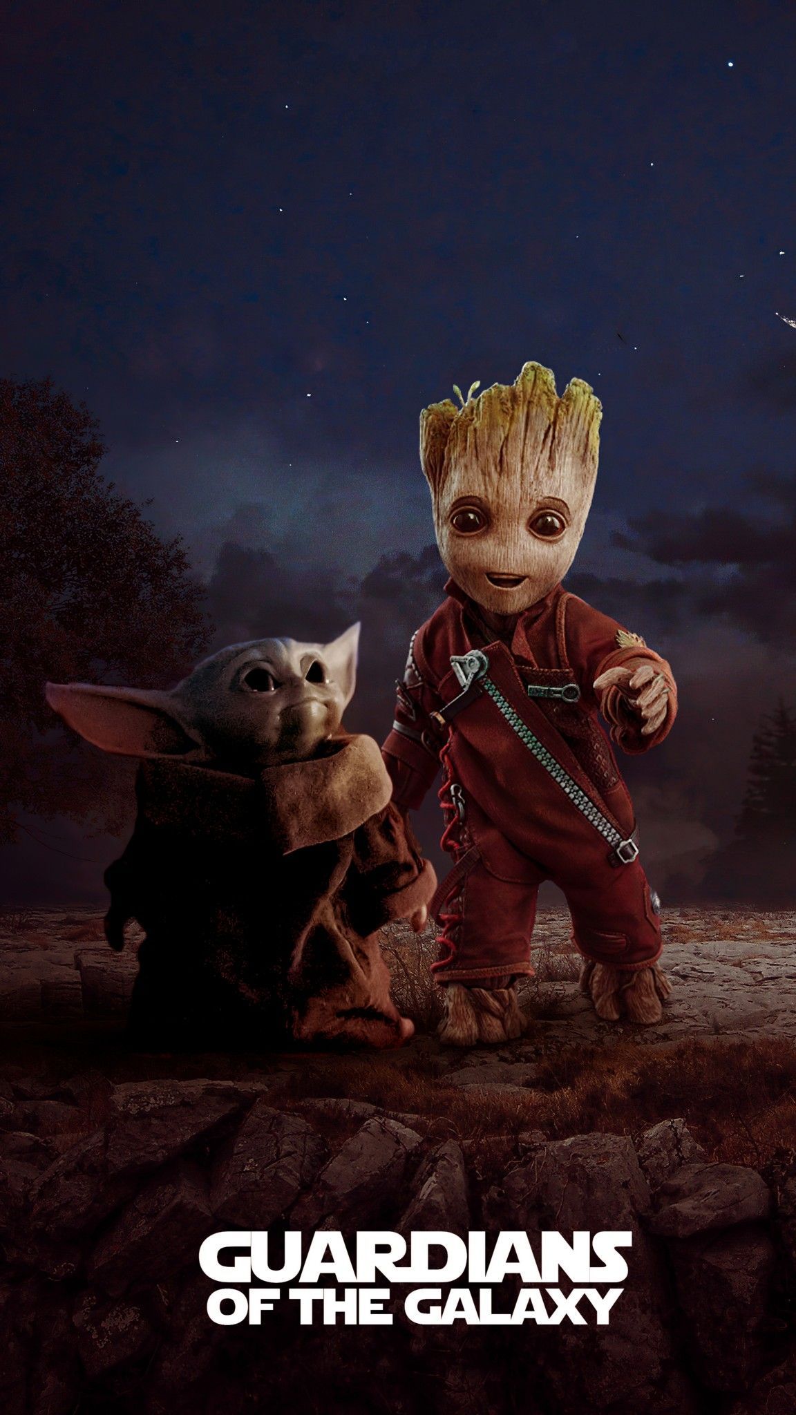 Baby Yoda & Baby Groot. Top superhero movies, Superhero movies
