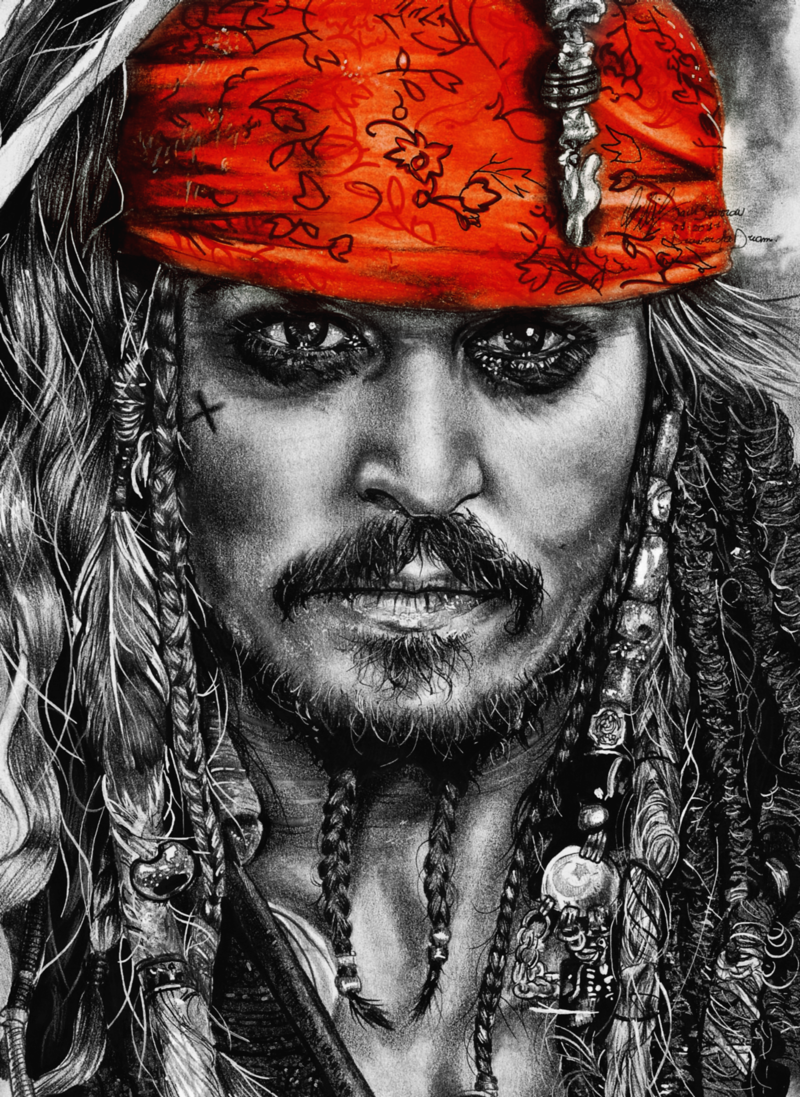 jacksparrow #piratesofcarabean #johnnydepp #art #portrait #drawing. Jack sparrow wallpaper, Jack sparrow drawing, Jack sparrow tattoos