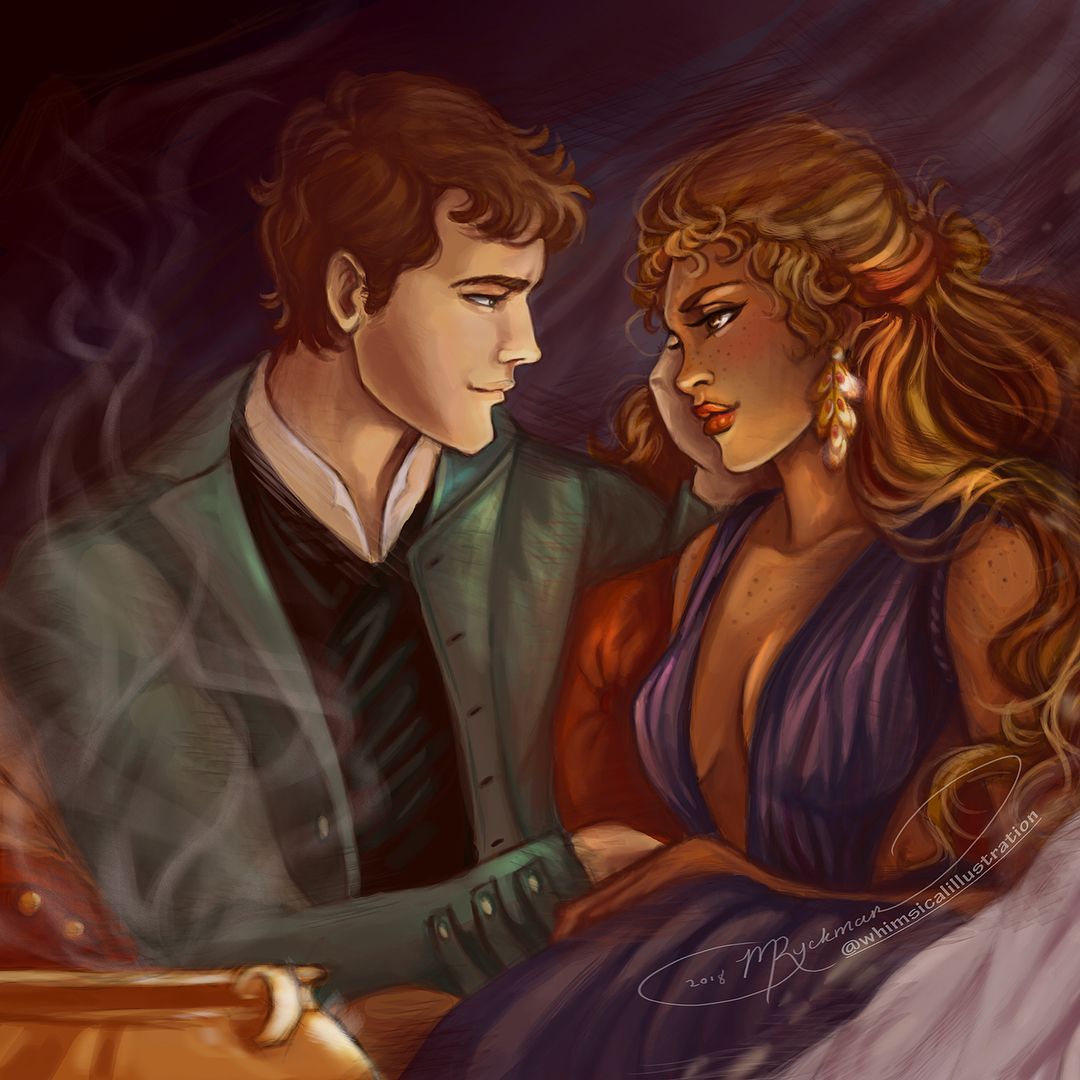 Chaol and Yrene inspired from a scene in Tower of Dawn written