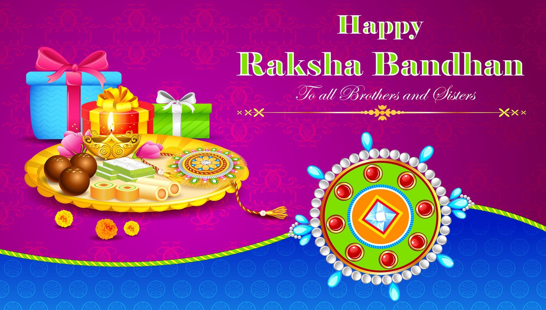 Happy Raksha Bandhan wallpaper free download