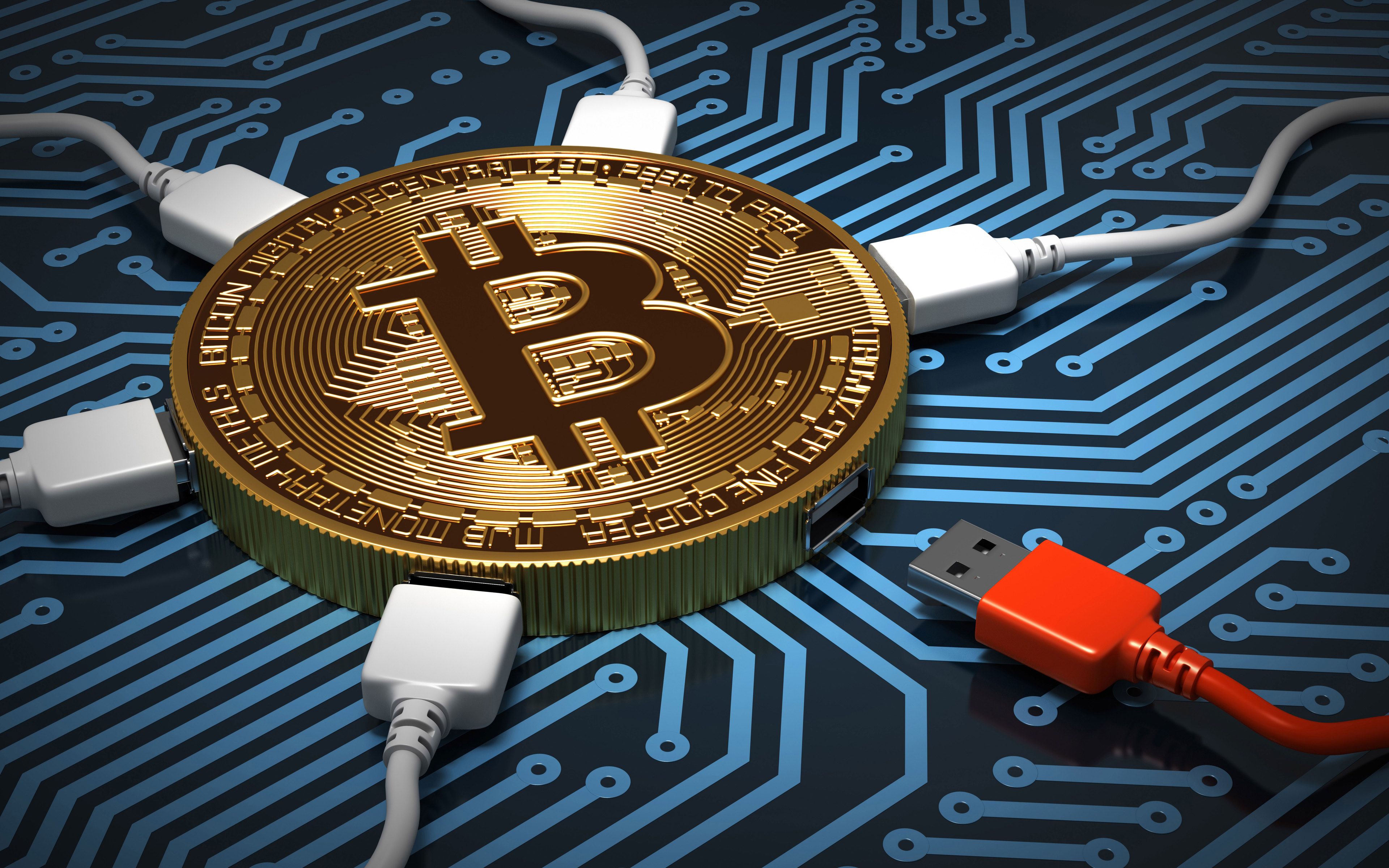 Download wallpaper bitcoin, Concepts, payment network, online