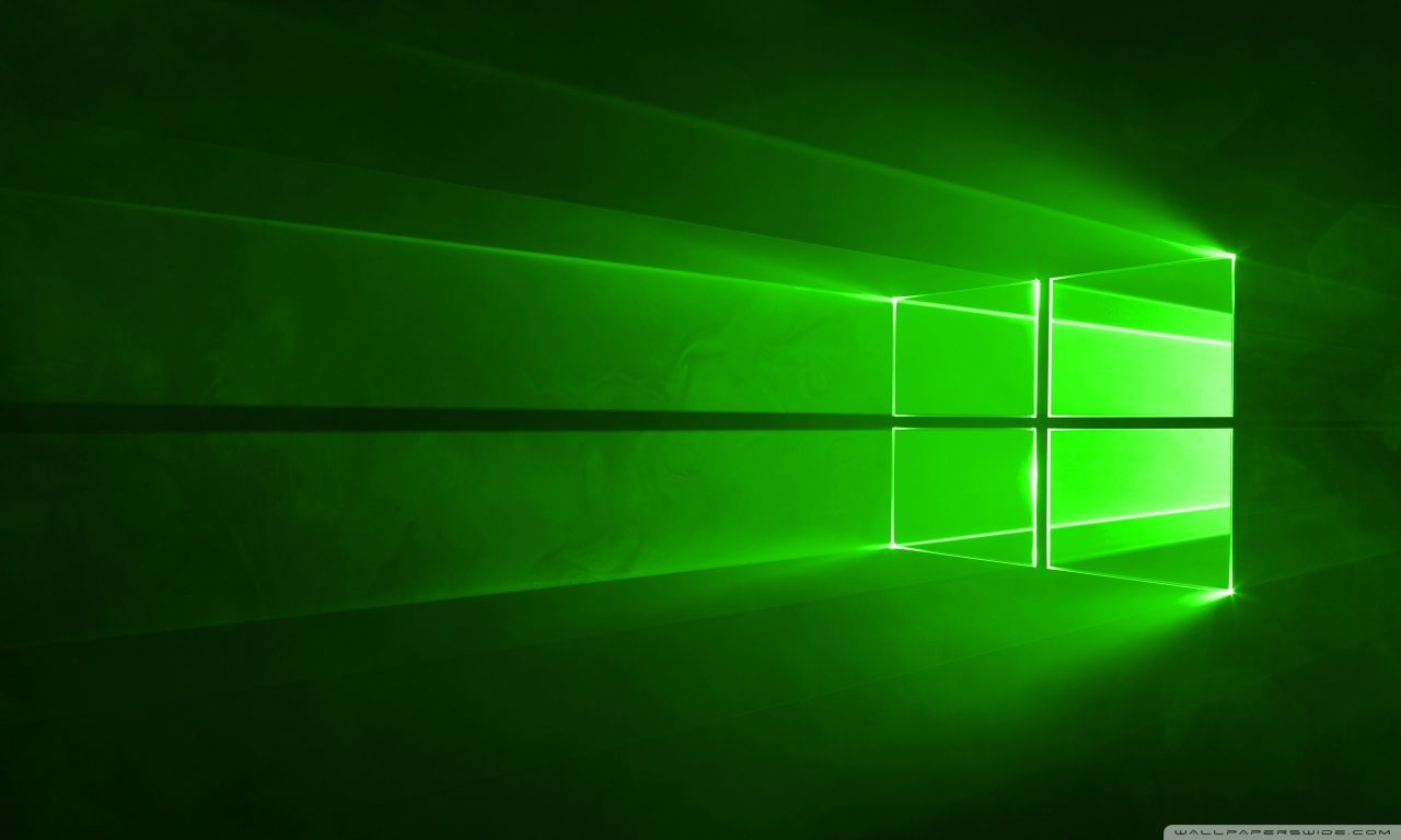 Windows 10 Green Ultra HD Desktop Background Wallpaper for: Widescreen & UltraWide Desktop & Laptop, Multi Display, Dual Monitor, Tablet