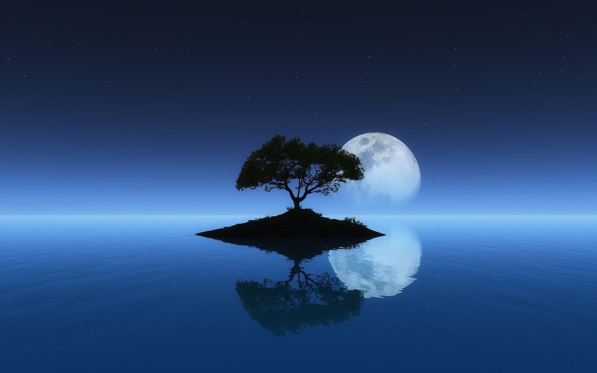 Calm Background. Calm Wallpaper. Calming image, Calming picture, Moonscape