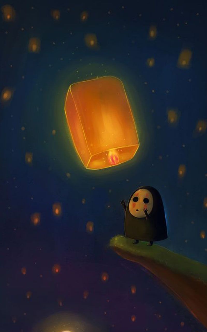 Kaonashi No Face. Studio ghibli art, Ghibli art, Anime wallpaper
