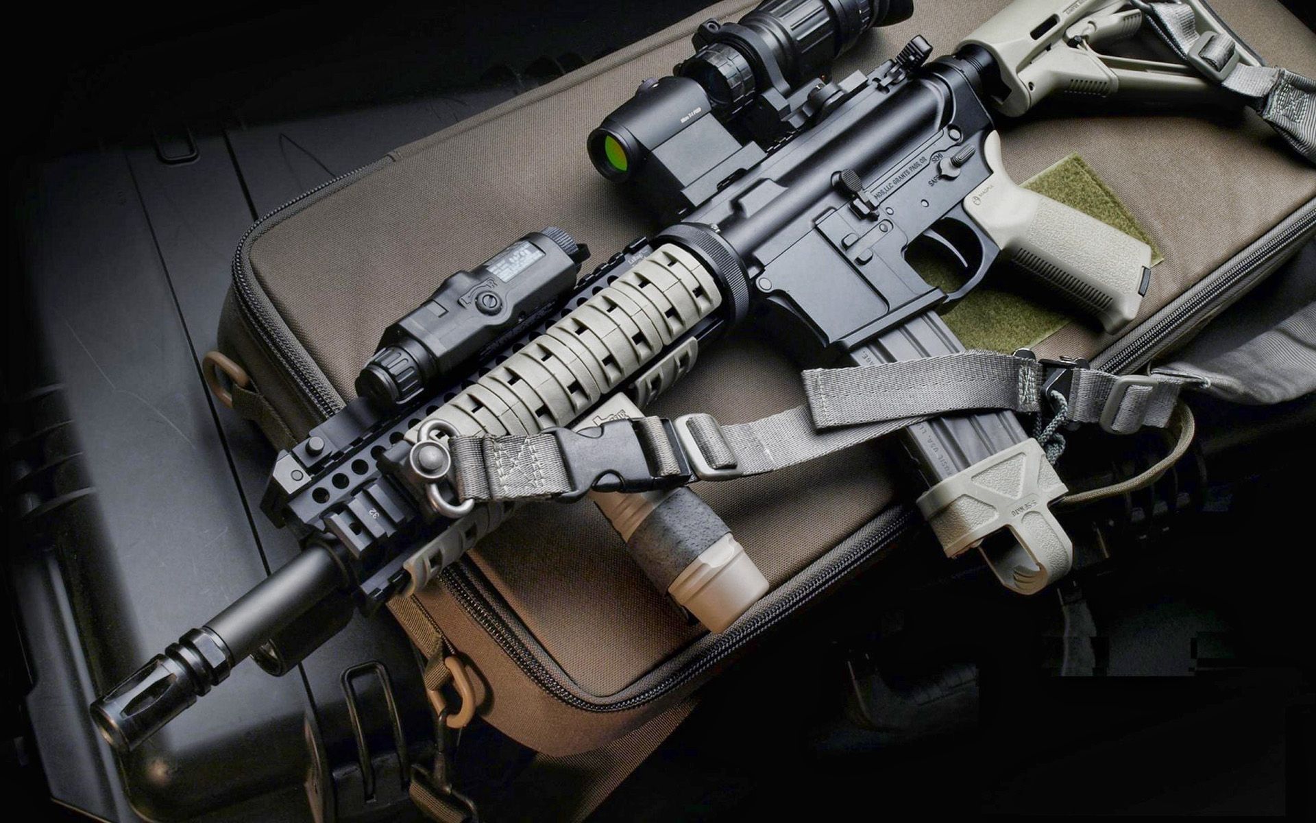 Download wallpaper M4 Carbine, Combat Unit Carbine, Colt M4