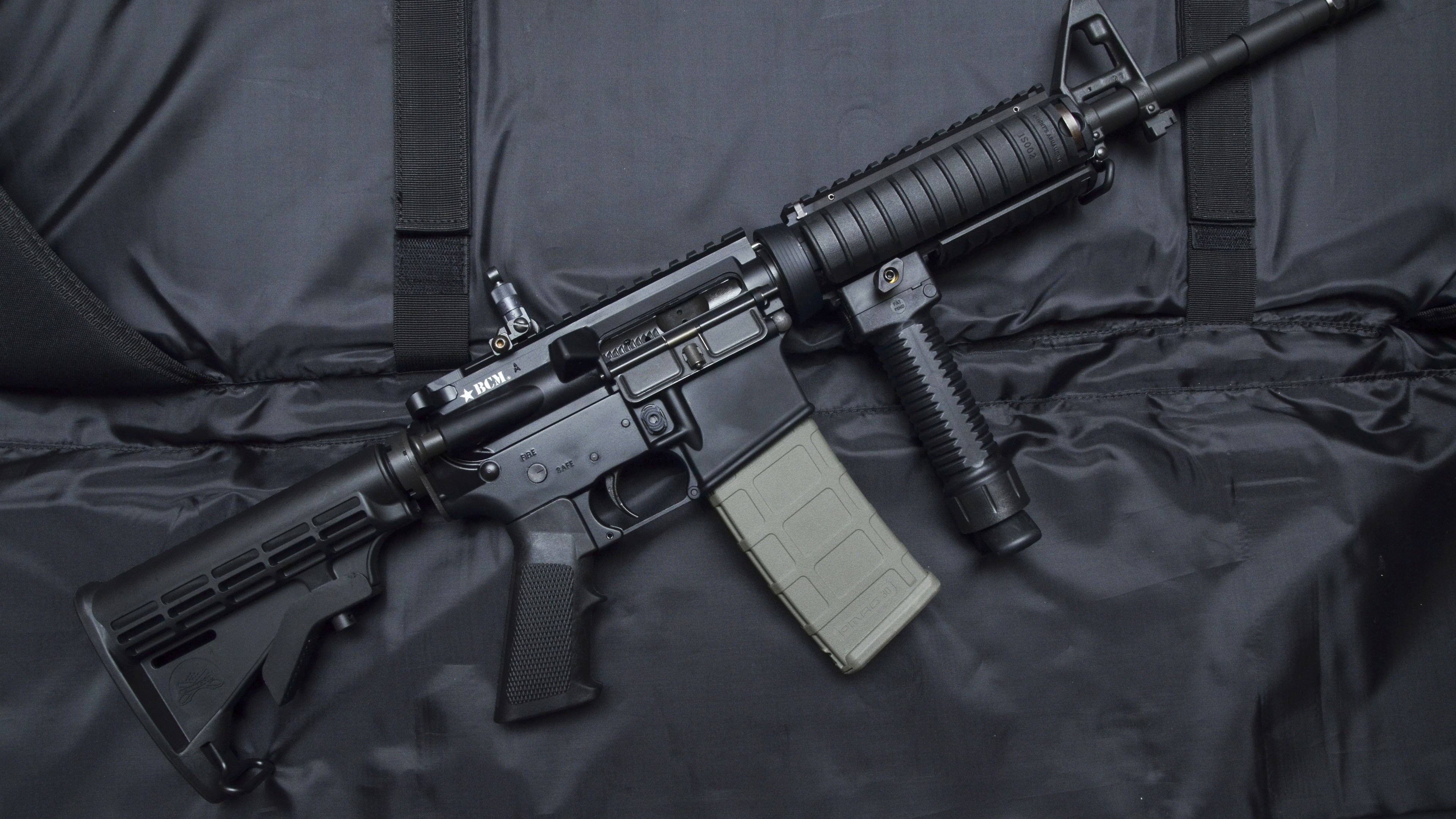 Wallpaper Automatic carbine, weapon 3840x2160 UHD 4K Picture, Image