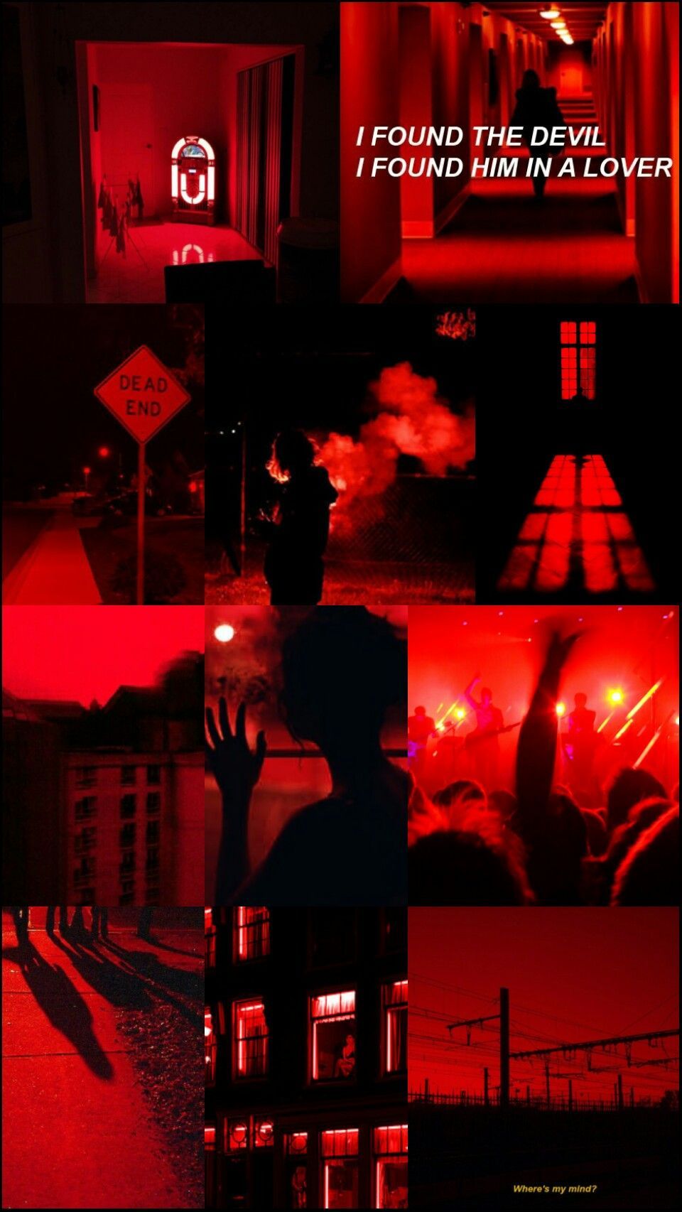 Red Background Tumblr Aesthetic