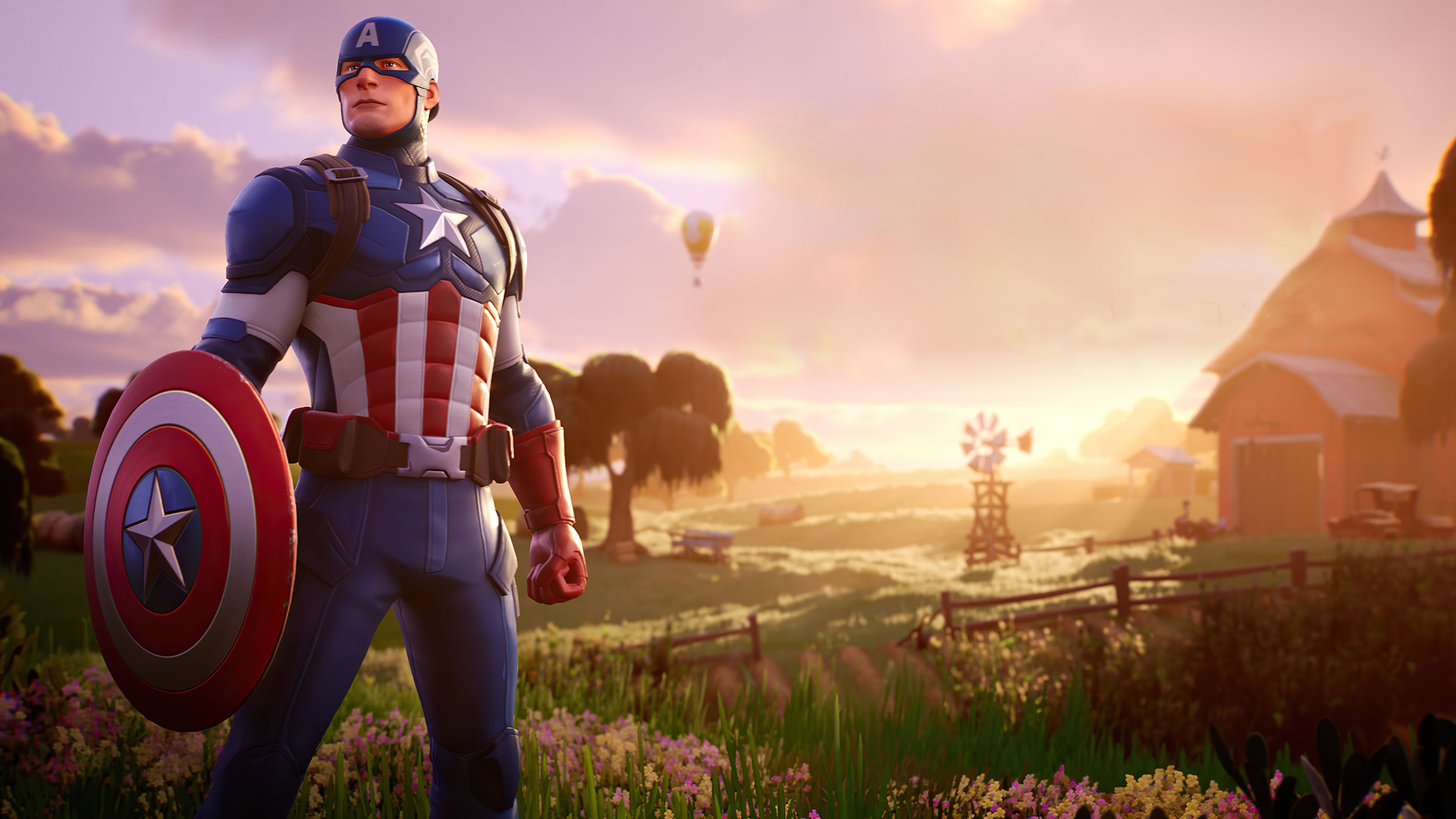 Captain America Fortnite 4k, HD Games, 4k Wallpaper, Image, Background, Photo and Picture