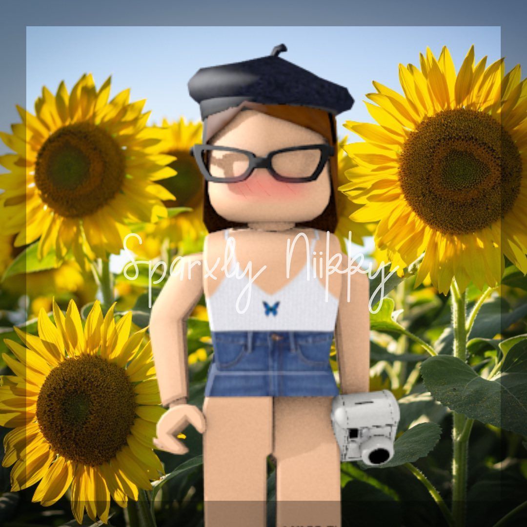 Aesthetic Roblox Girl Wallpapers Wallpaper Cave - roblox sunflower id