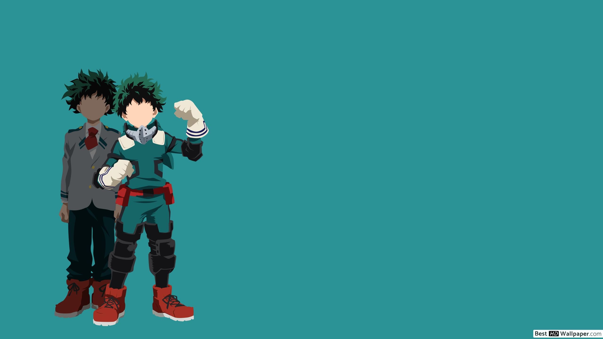 My Hero Academia Midoriya Minimalist HD wallpaper download