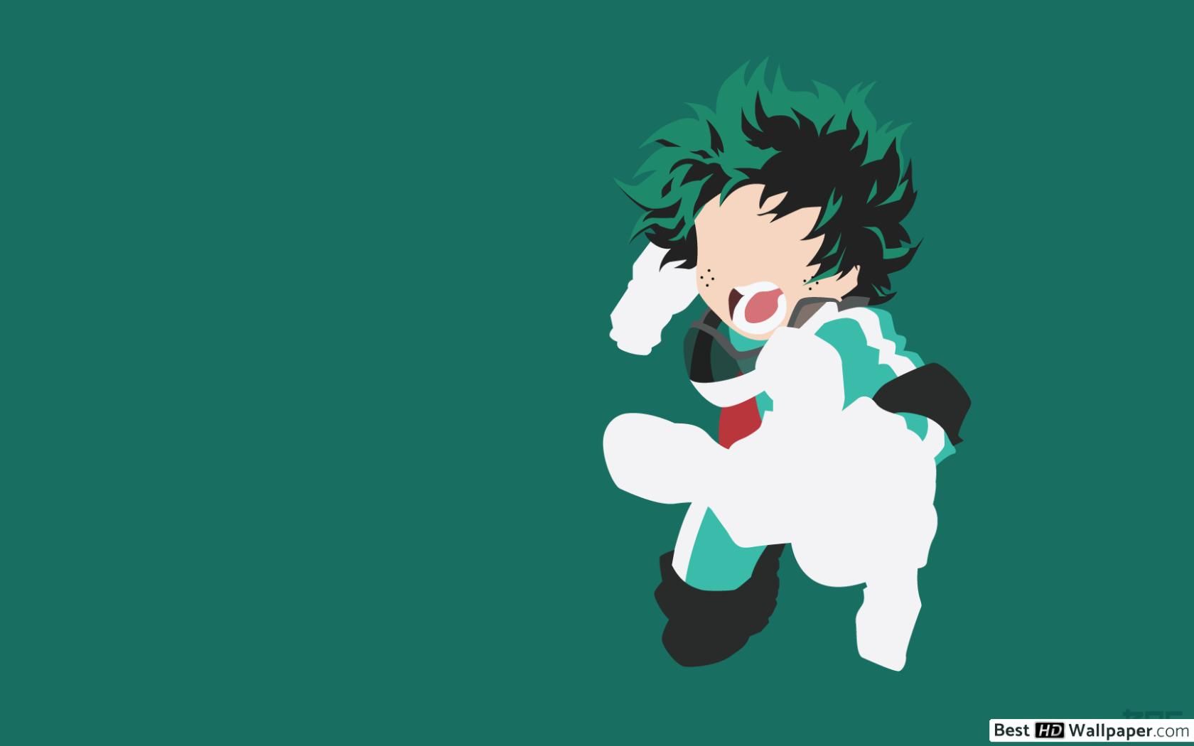 My hero academia haired izuku midoriya HD wallpaper download