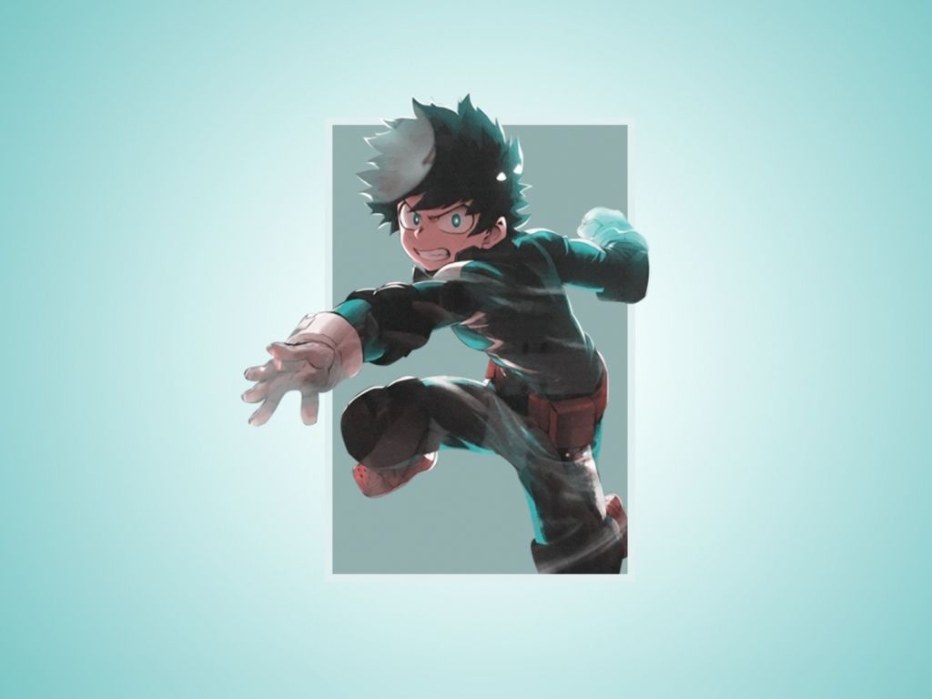 Desktop wallpaper angry, izuku midoriya, anime boy, minimal, HD image, picture, background, 519e54