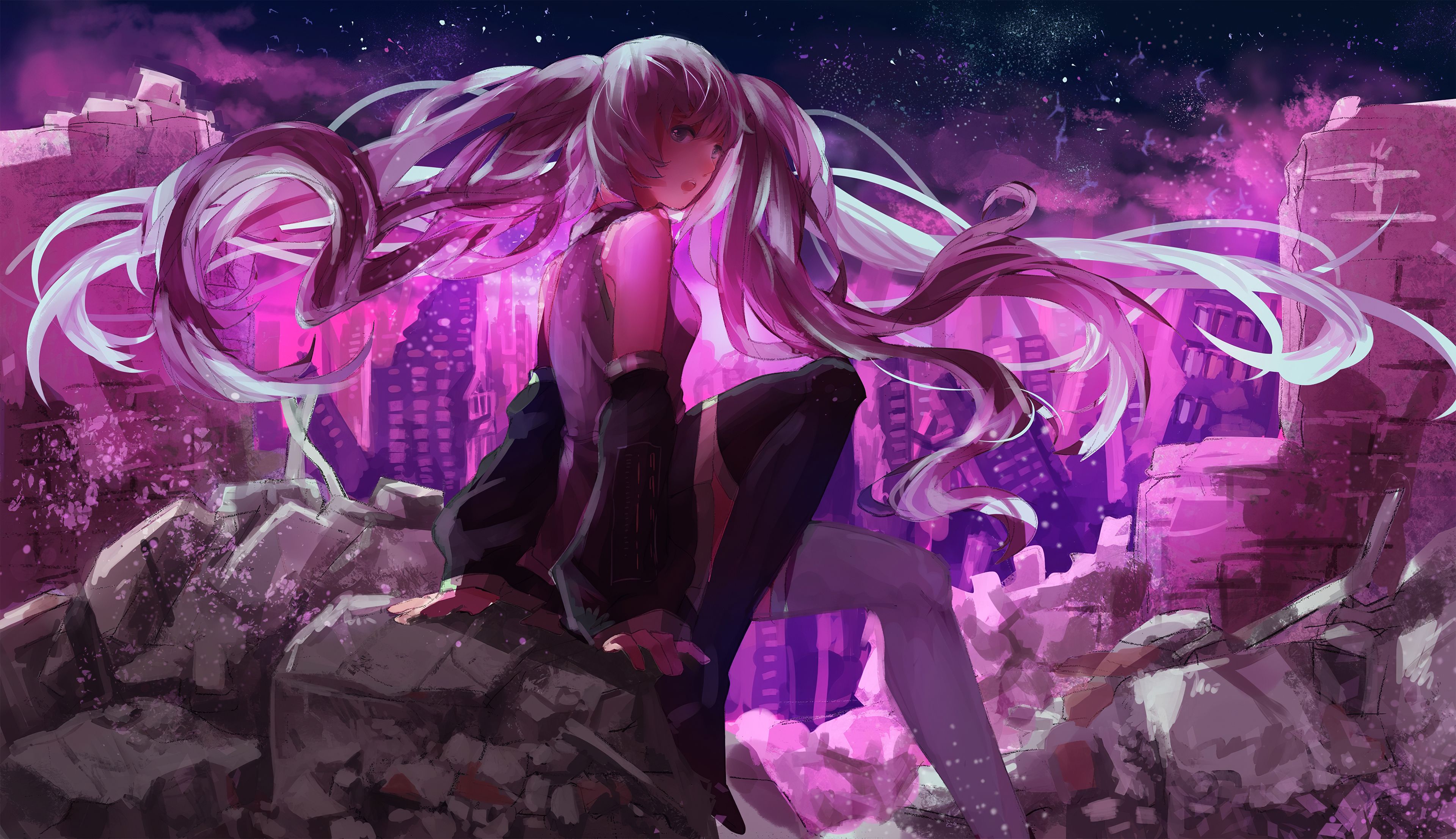 4k Purple Anime Wallpapers Wallpaper Cave 5162