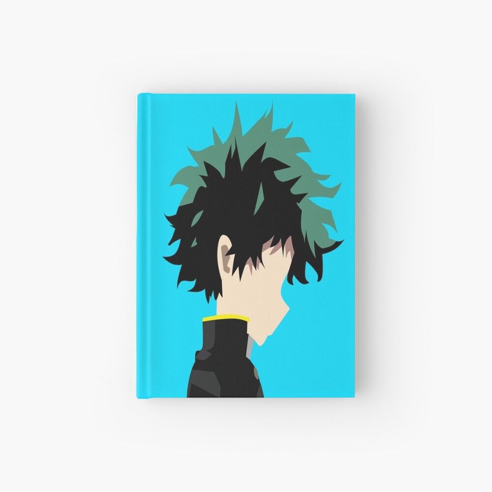 Izuku Midoriya and Katsuki Bakugo Minimalist Wallpaper (Boku No Hero) Spiral Notebook