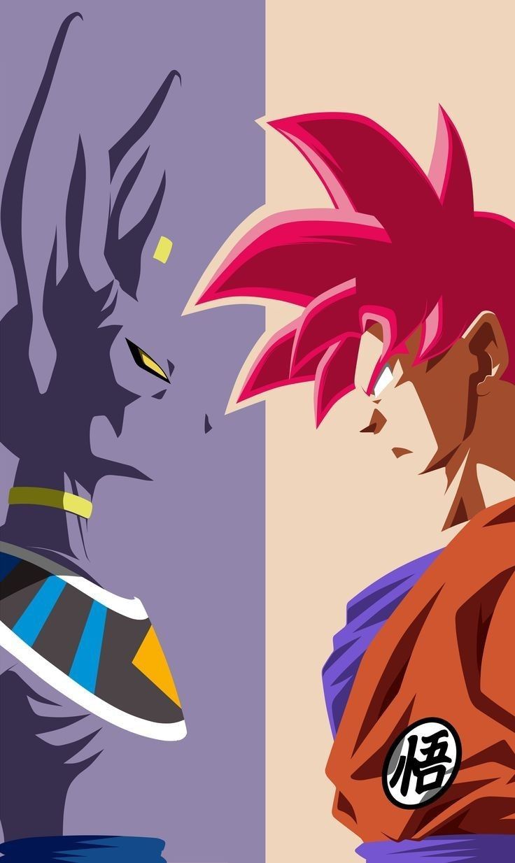 Beerus and Goku #beerus #goku #dragonball #dragonballz