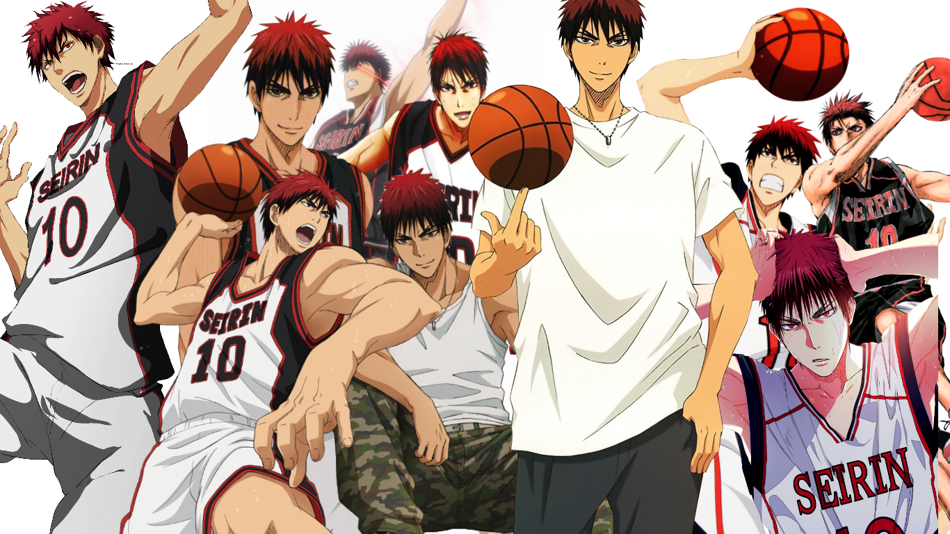 Basketball players from the anime Kuroko basketball Desktop