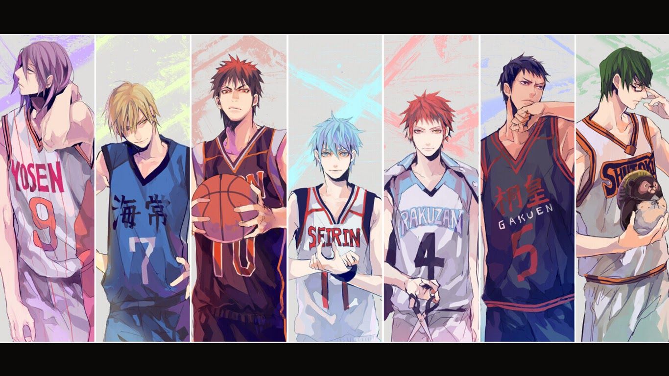 Kuroko's Basketball Characters 6 High Resolution Wallpaper