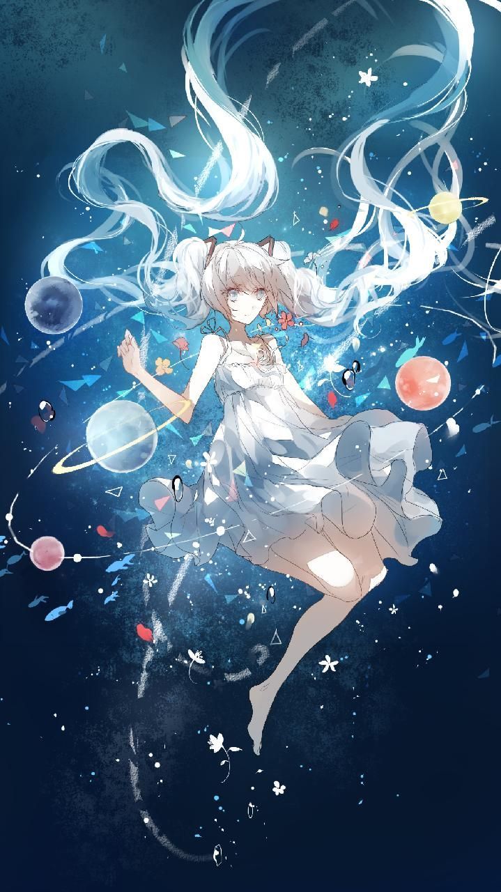 Anime Space Girl Wallpaper Free Anime Space Girl