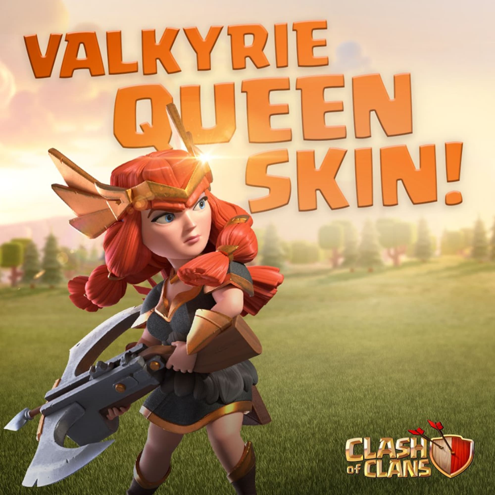 Clash of Clans July Season Challenges live with Valkyrie Queen reward.
