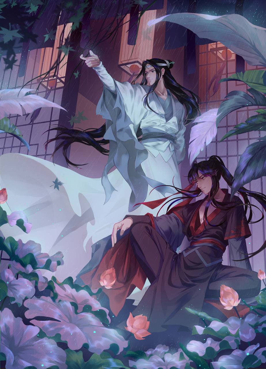 Wei wuxian, flute, mo dao zu shi, chinese clothes, Anime, HD wallpaper