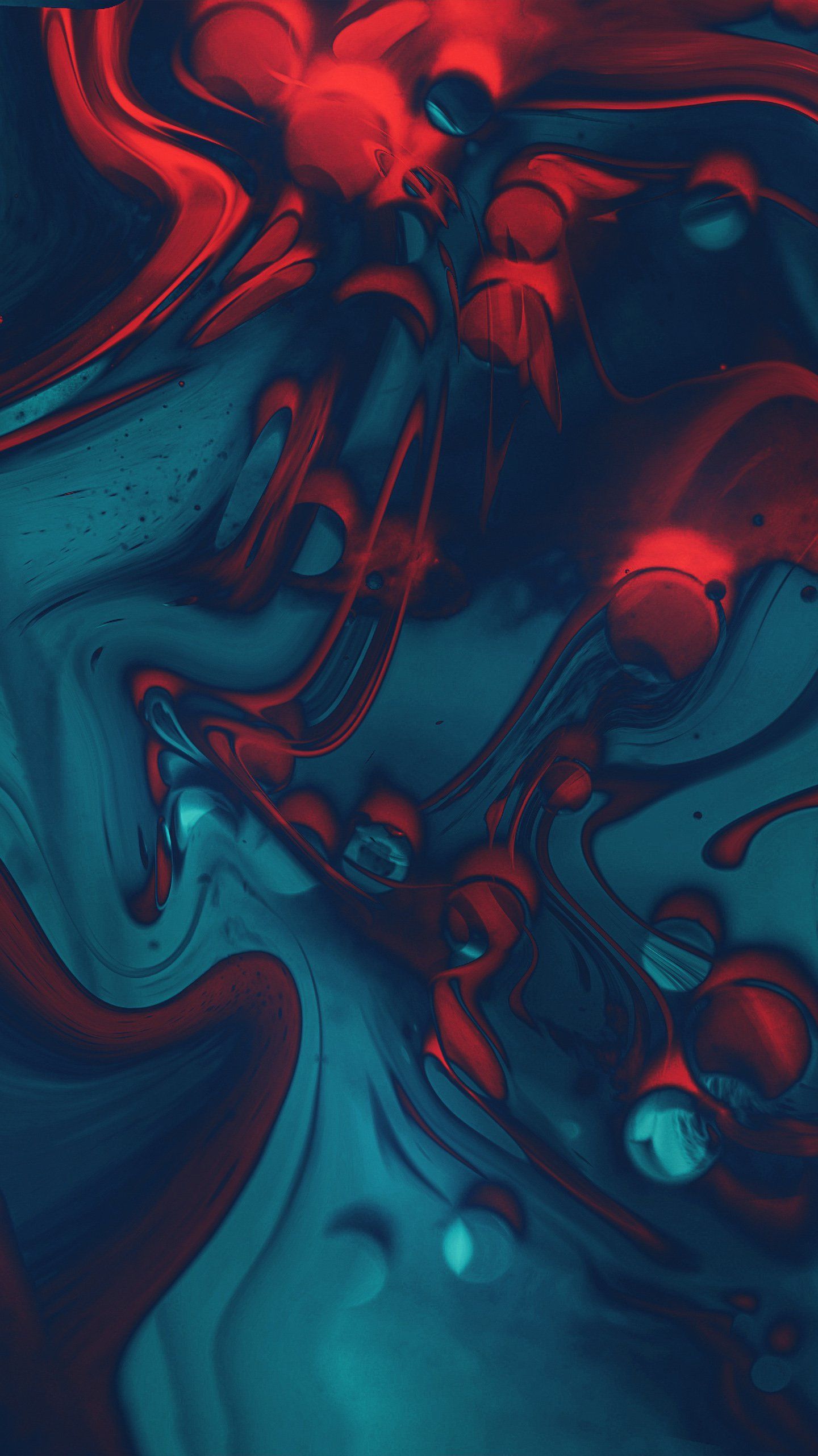Red And Blue Abstract Phone Wallpaper
