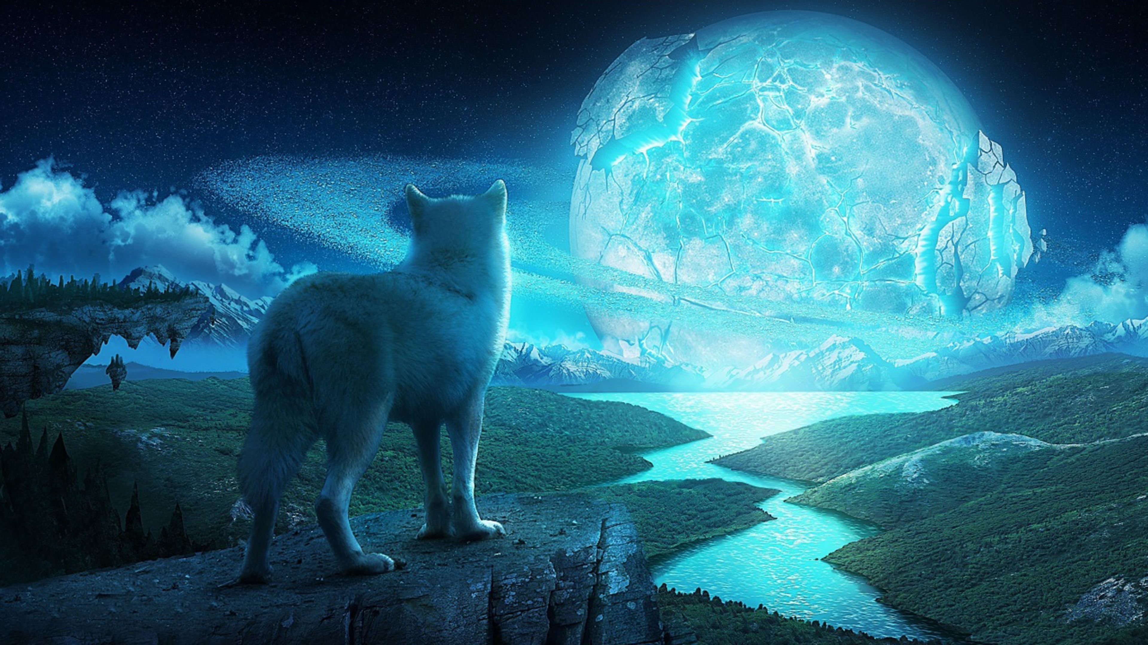 Mystical Wolf Wallpaper Free Mystical Wolf Background