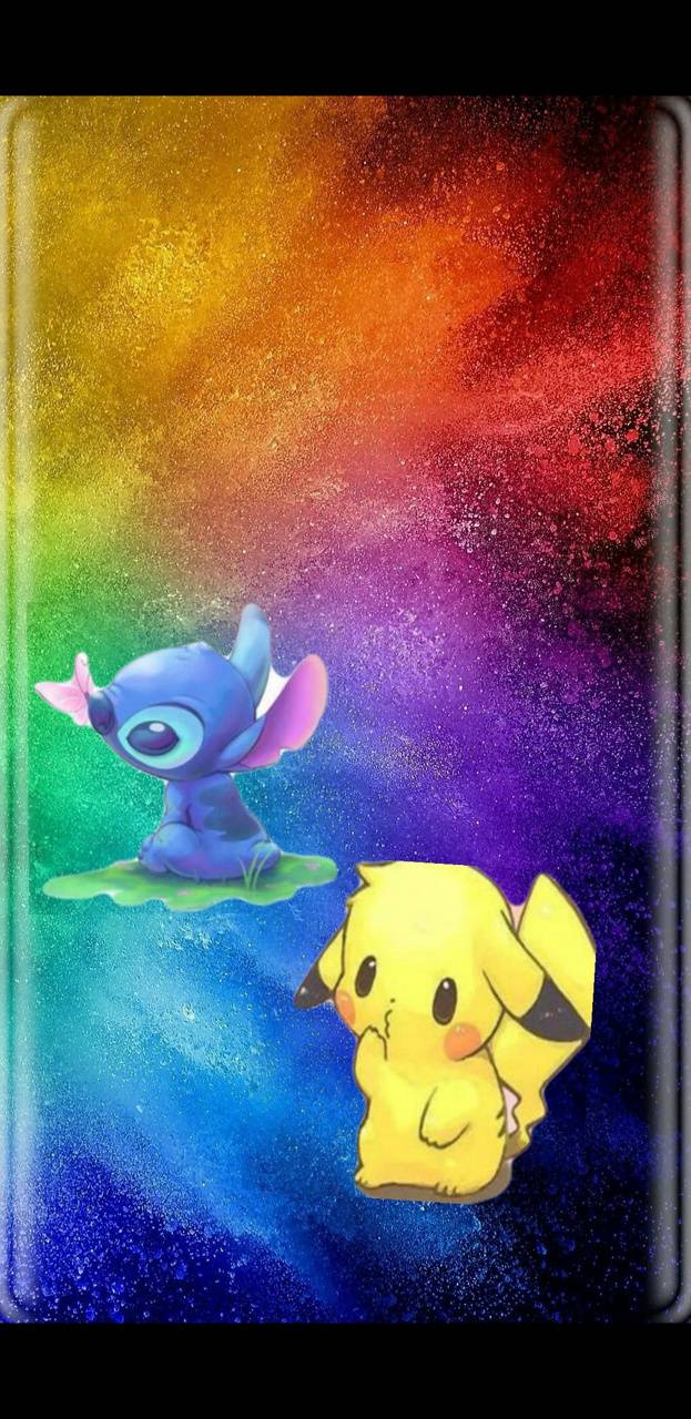 Pikachu and Stitch wallpaper