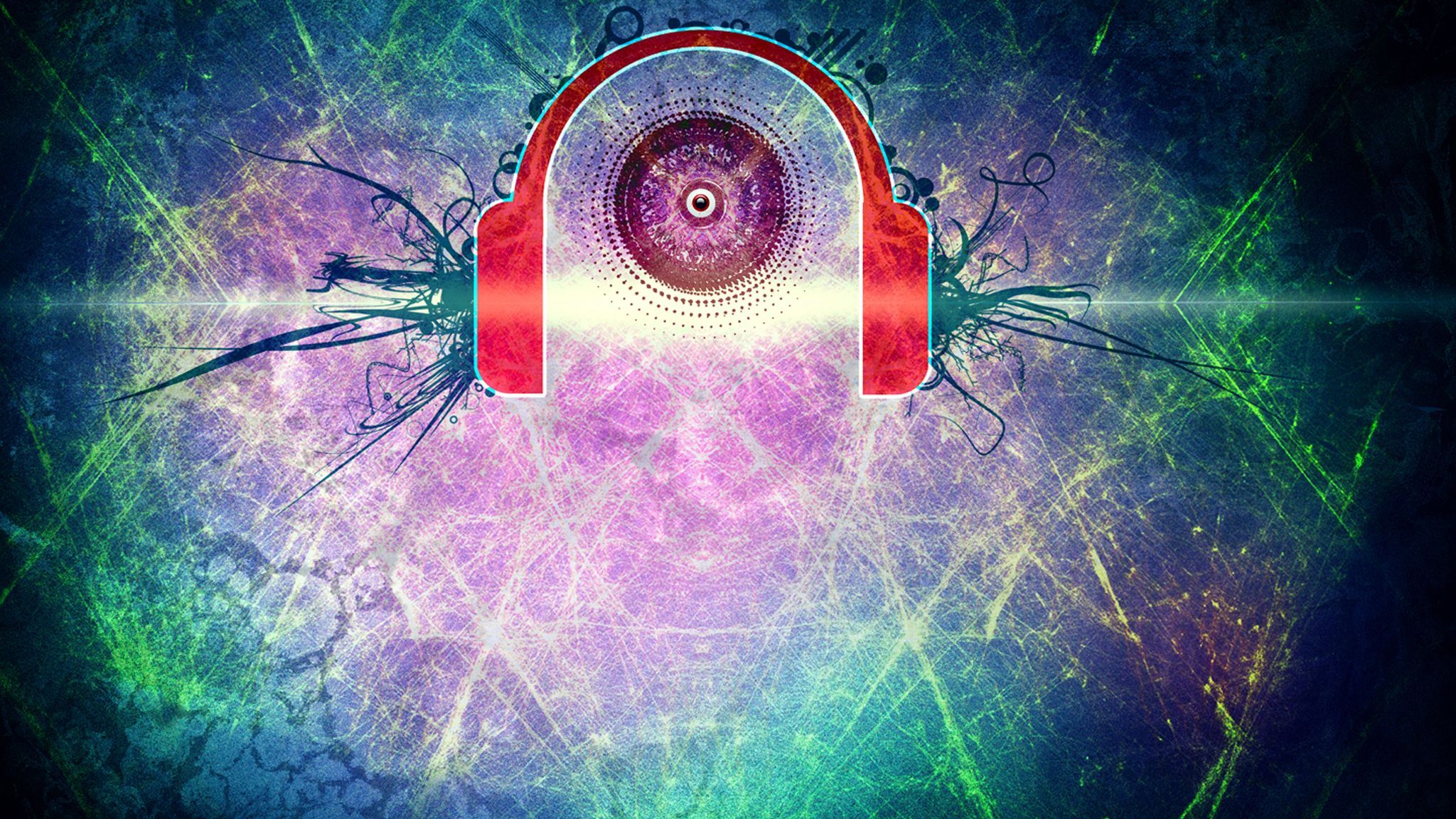 Abstract: Headphone, desktop wallpaper nr. 60552