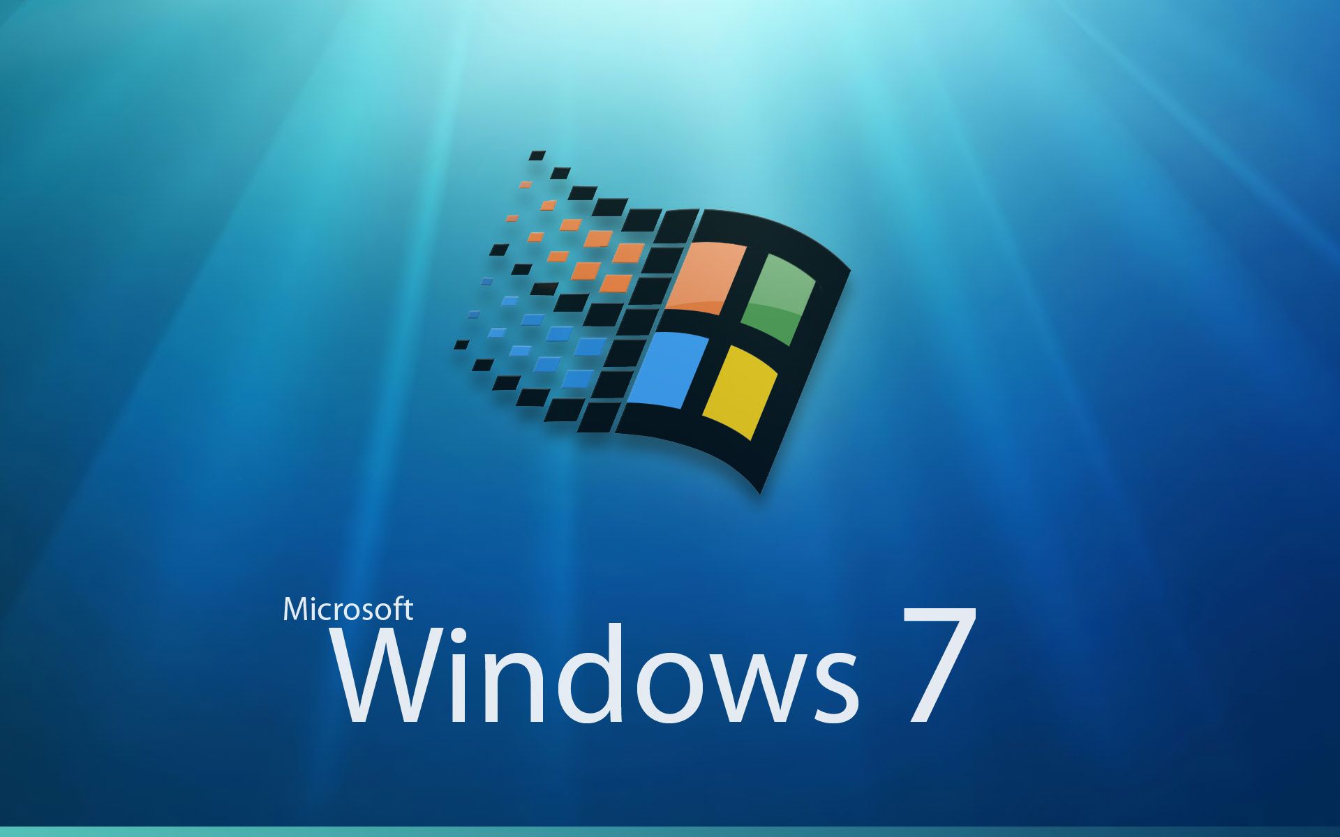 Free download Microsoft Windows 7 logo desktop wallpaper picture