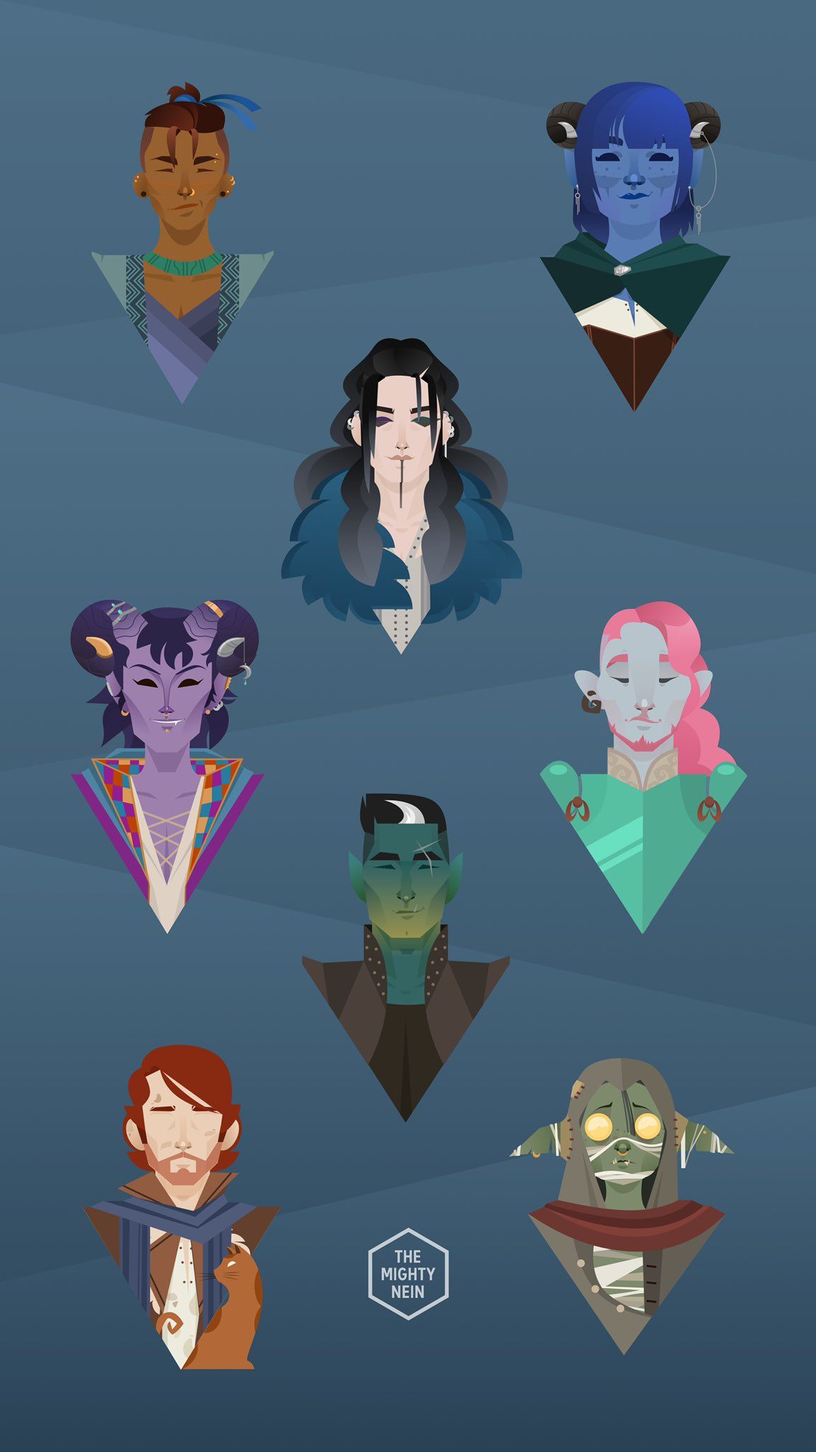 Flipboard: An IPhone Wallpaper of my entire #CriticalRole