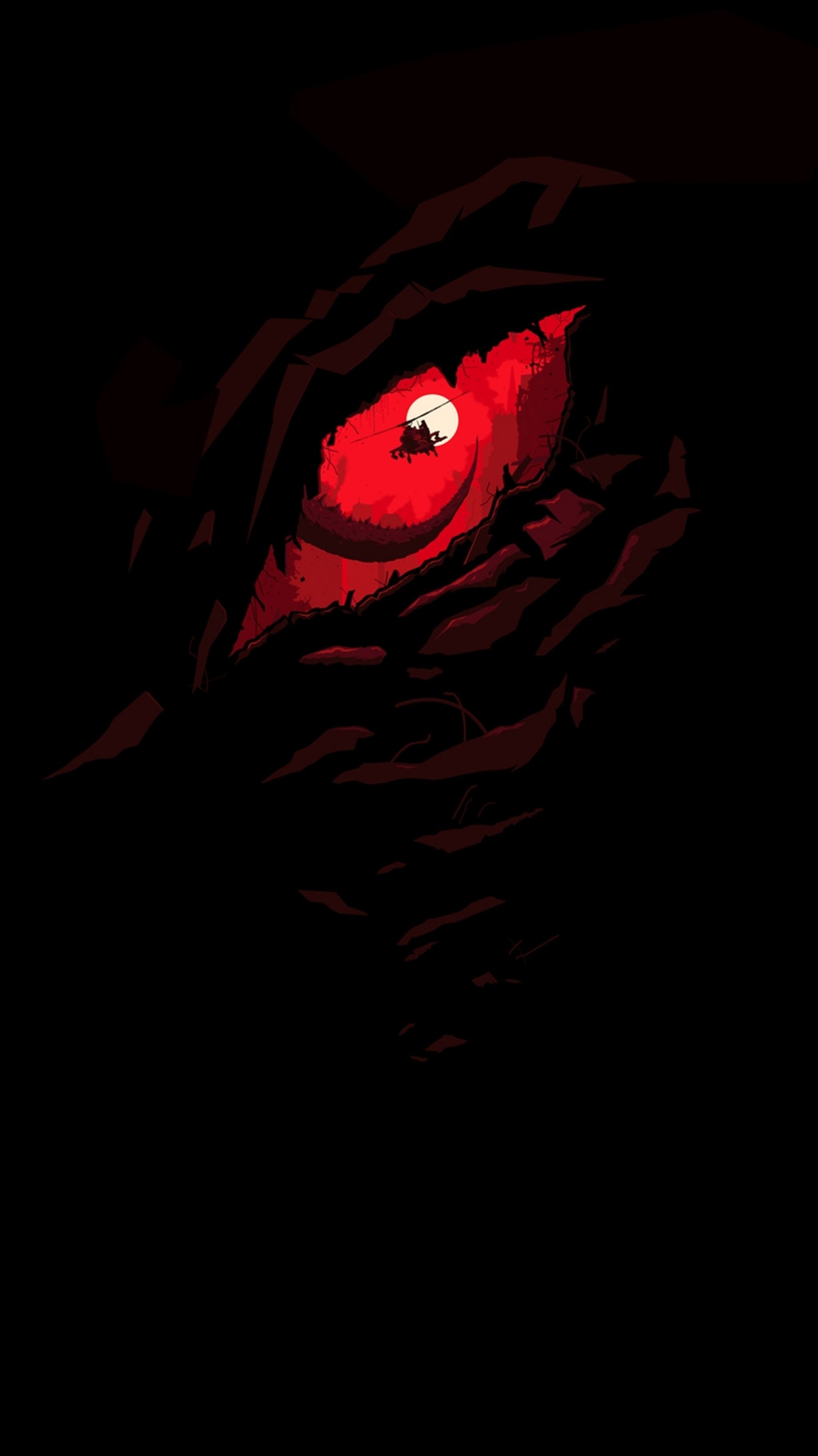 iPhone Wallpaper. Red, Black, Darkness, Eye, Organ, Lip