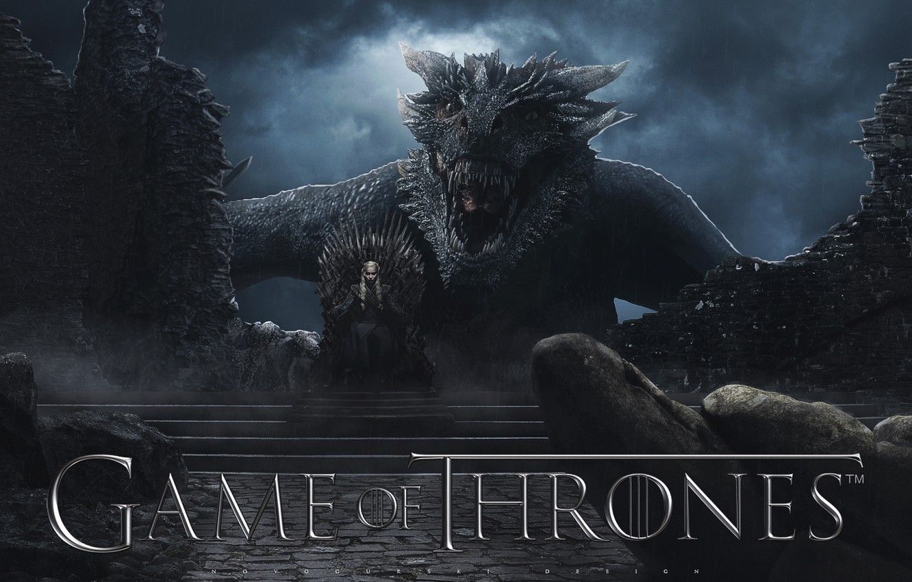 Wallpaper design, Wallpaper, graphics, art, wallpaper, digital, art, films, photohop, game of thrones, game of thrones, fan art, collage, the mother of dragons, daenerys, digital image for desktop, section фильмы