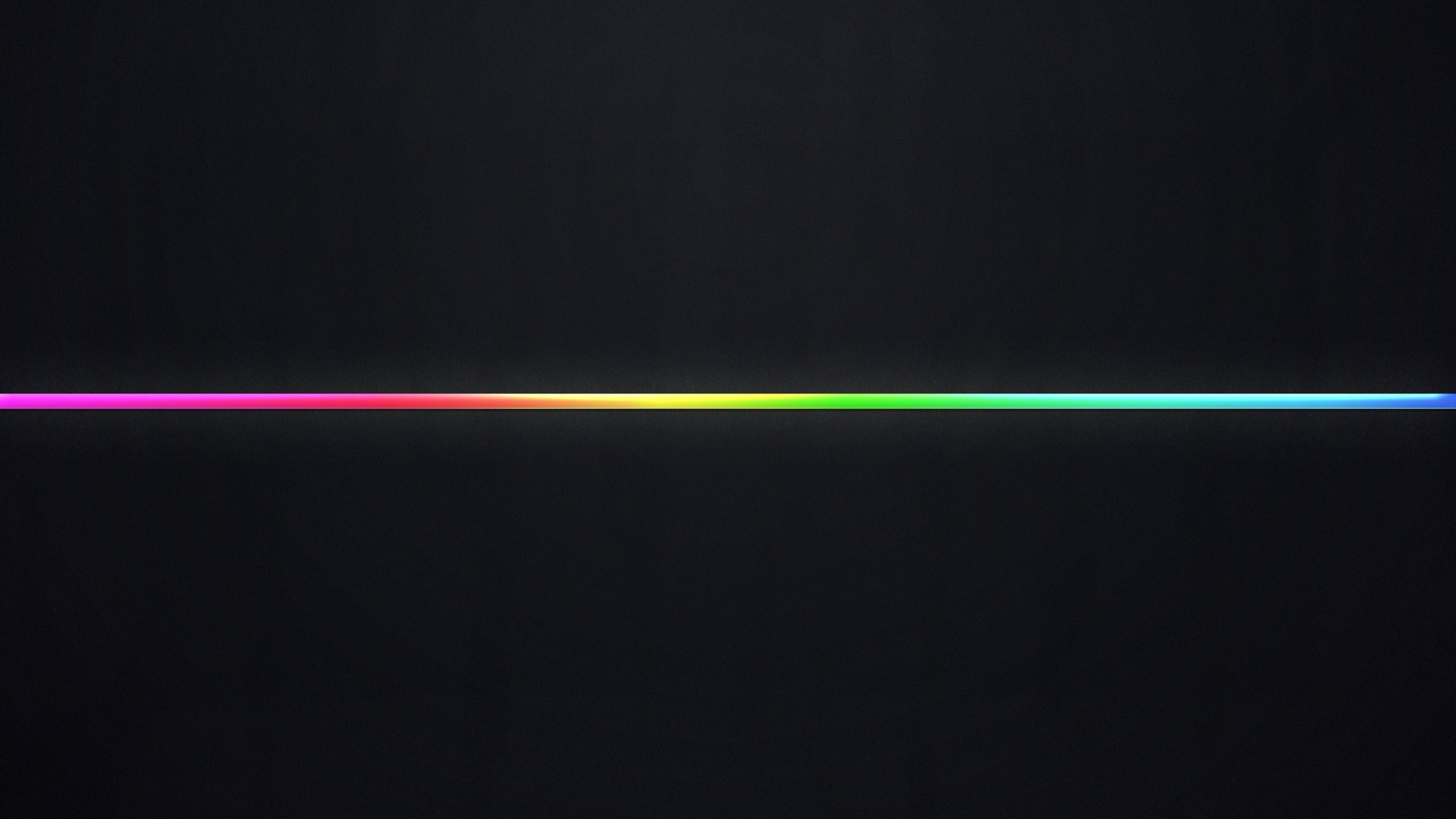 Black And Rainbow Line FREE HD WALLPAPERS
