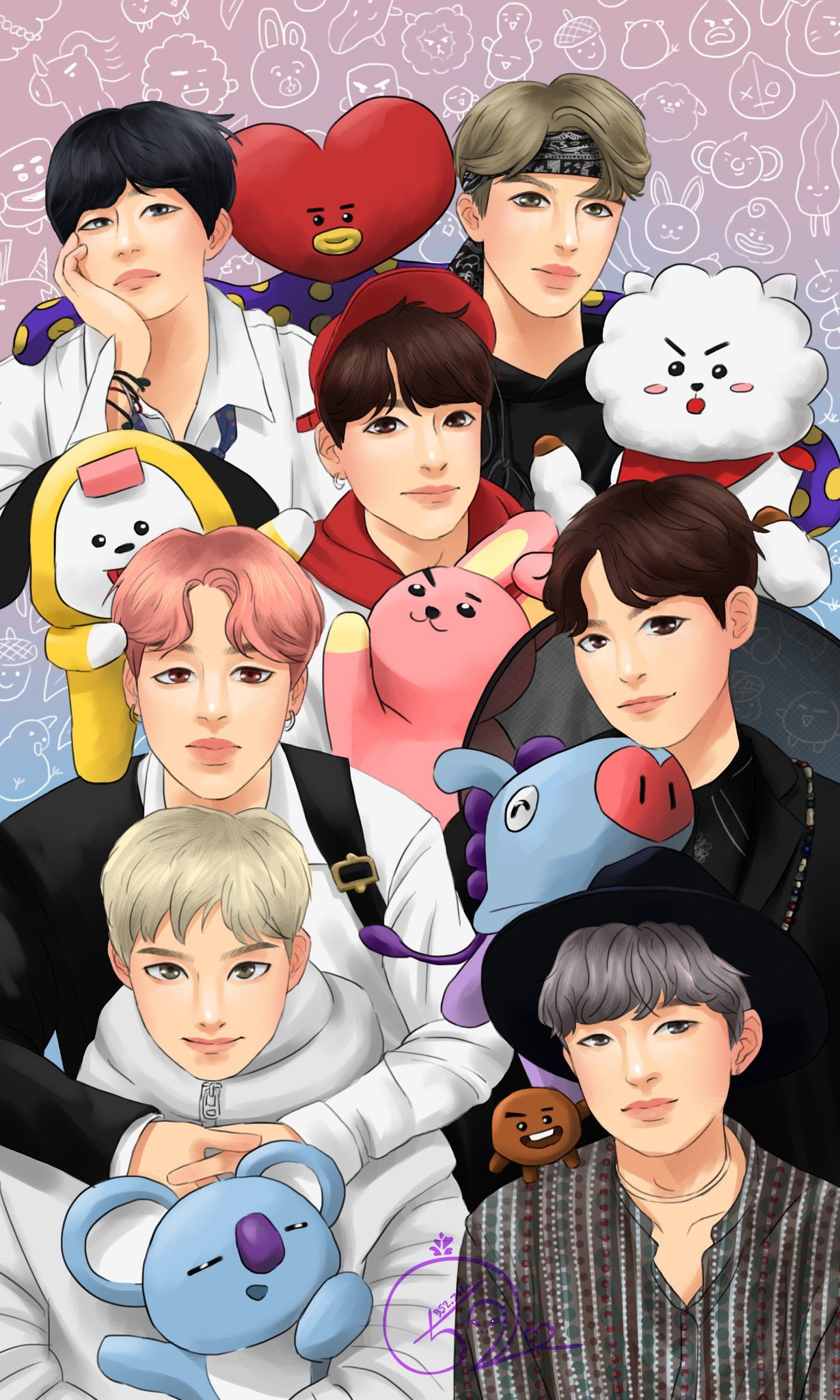  BTS  Animated  Wallpapers  Wallpaper  Cave