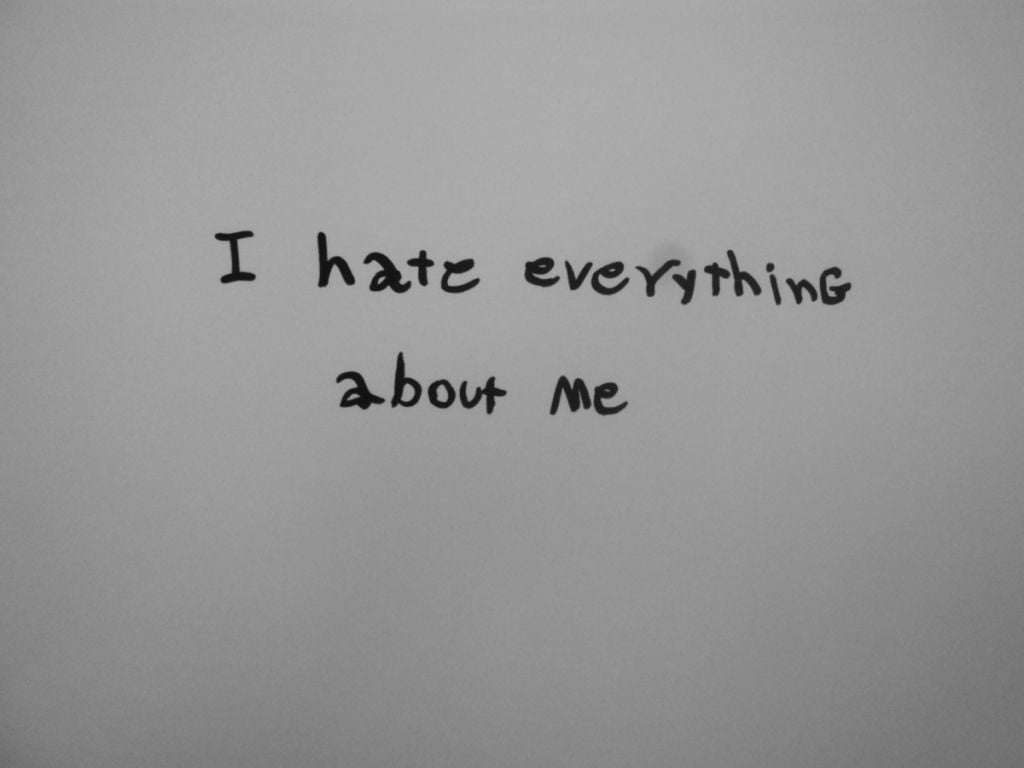 sad, hatred, quote and me