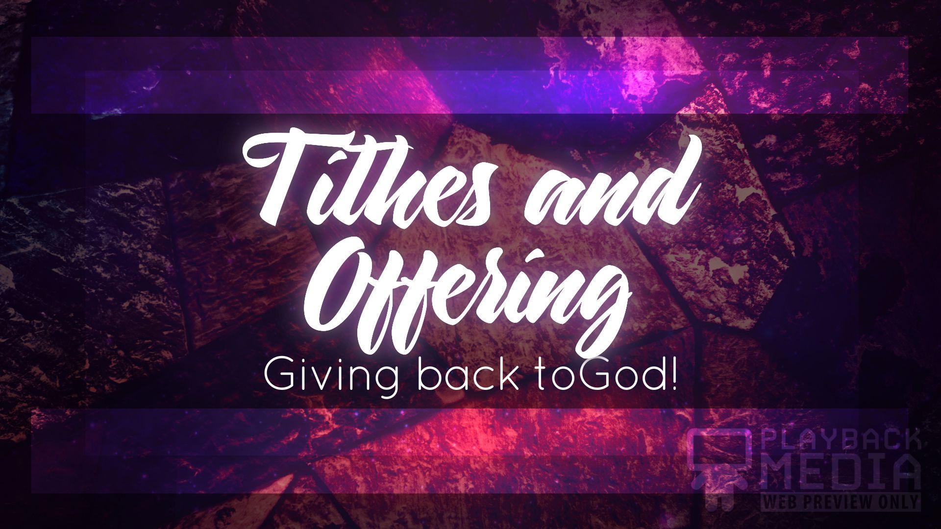 Church Tithes And Offering Backgrounds