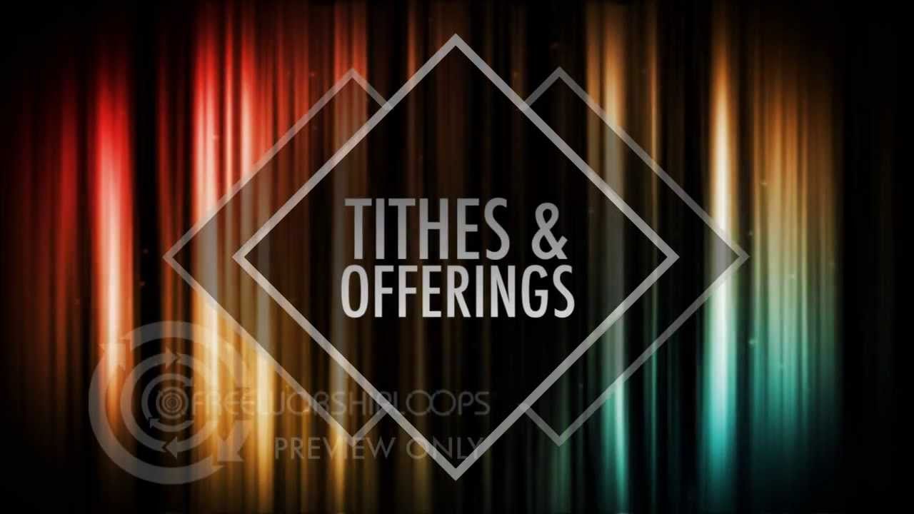 tithes and offering graphics