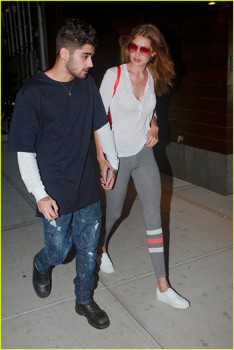 Gigi Hadid & Zayn Malik Couple Up for NYC Dinner Date: Photo