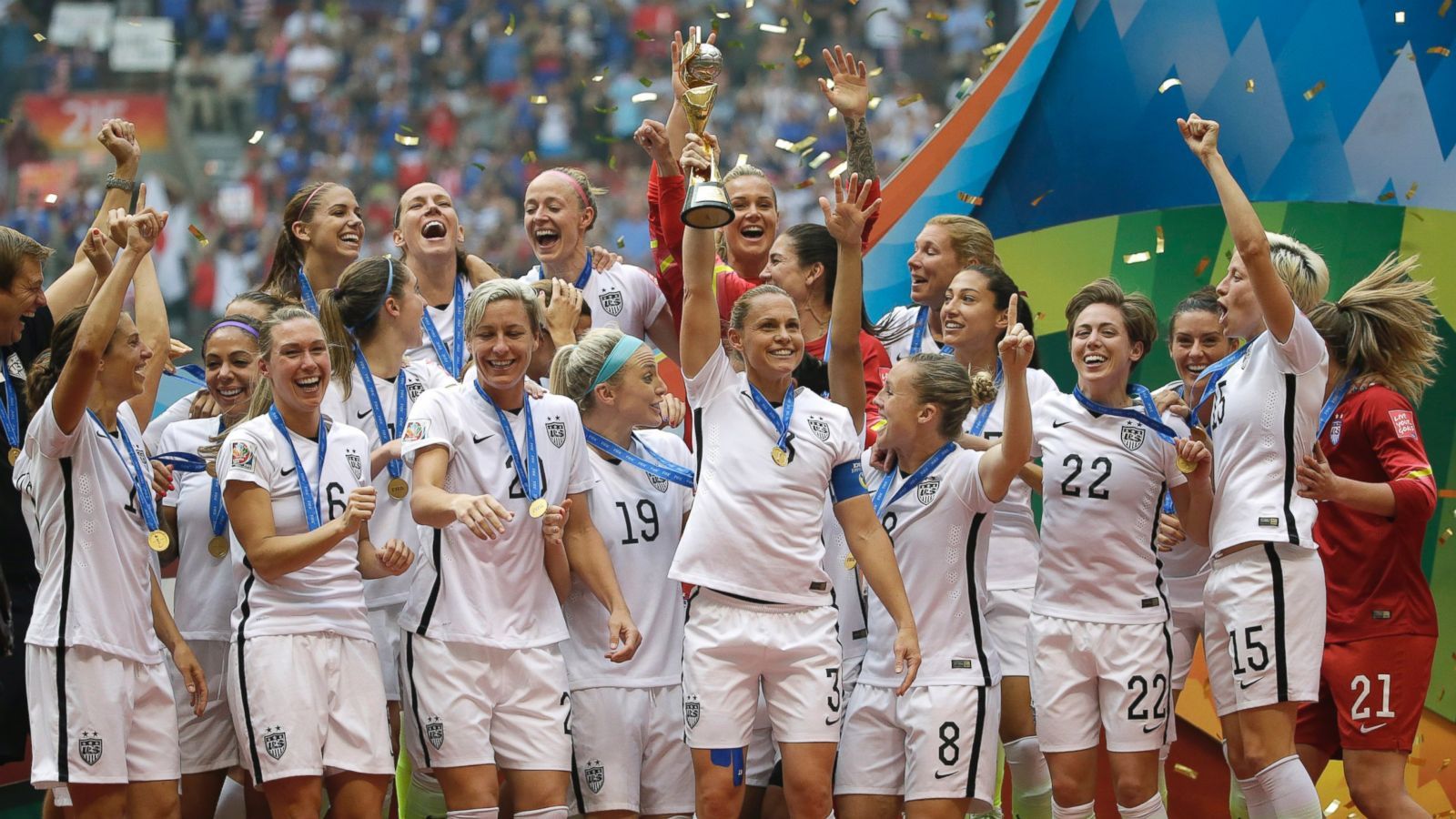 Stars Celebrate US Women's World Cup Victory