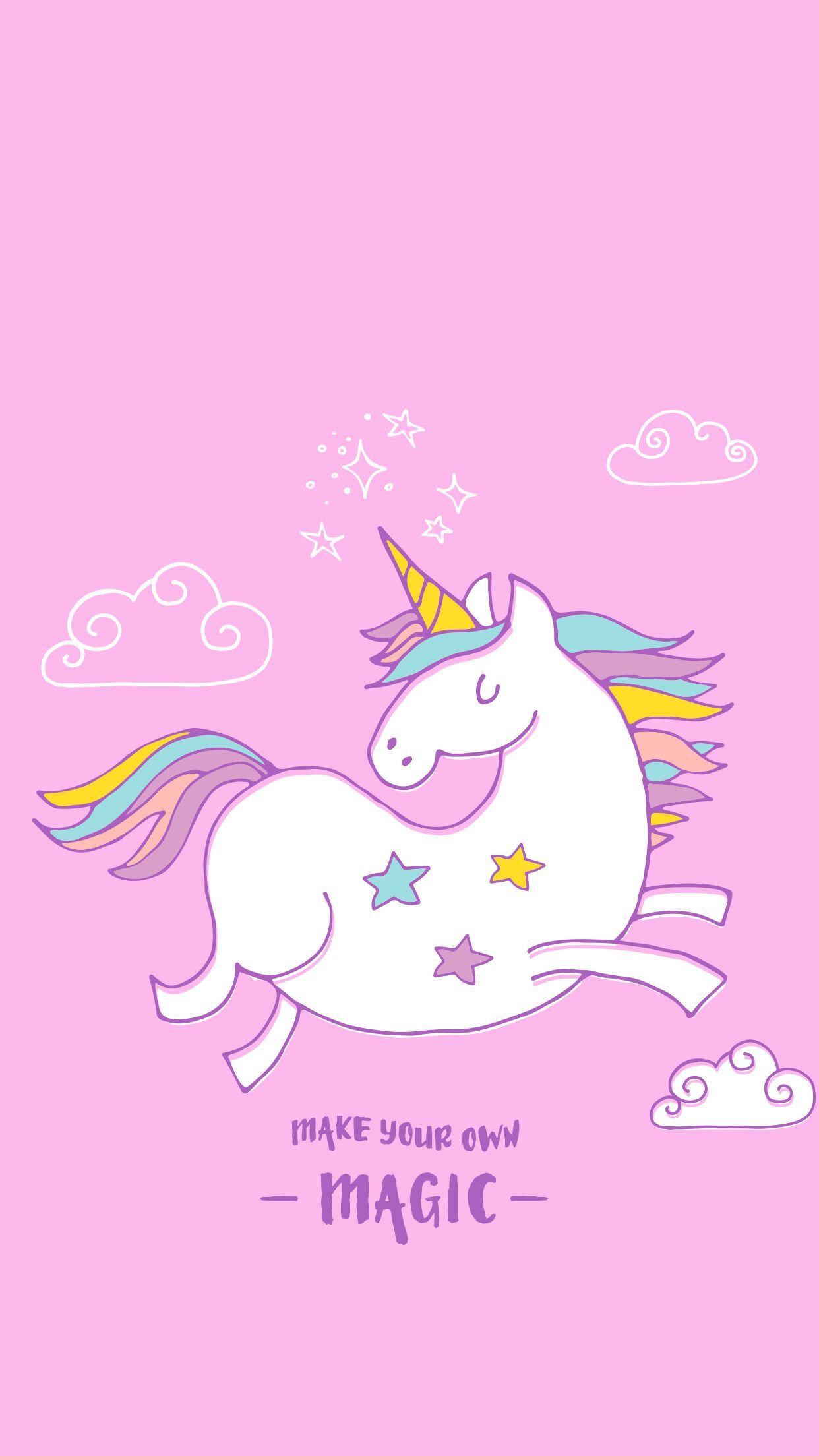 Unicorn iPhone Wallpaper. Pink unicorn wallpaper, Unicorn wallpaper, iPhone wallpaper