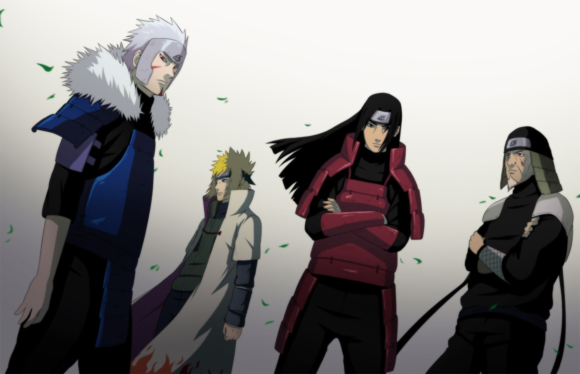 1st, 2nd, 3rd and 4th Hokage. Naruto shipuden, Naruto image, Naruto