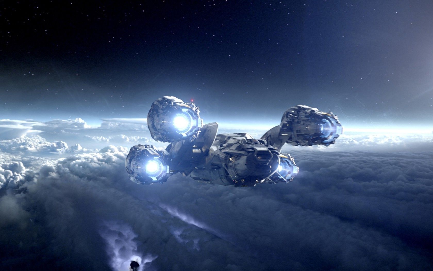 Prometheus (movie), Spaceship, Space Wallpaper HD / Desktop