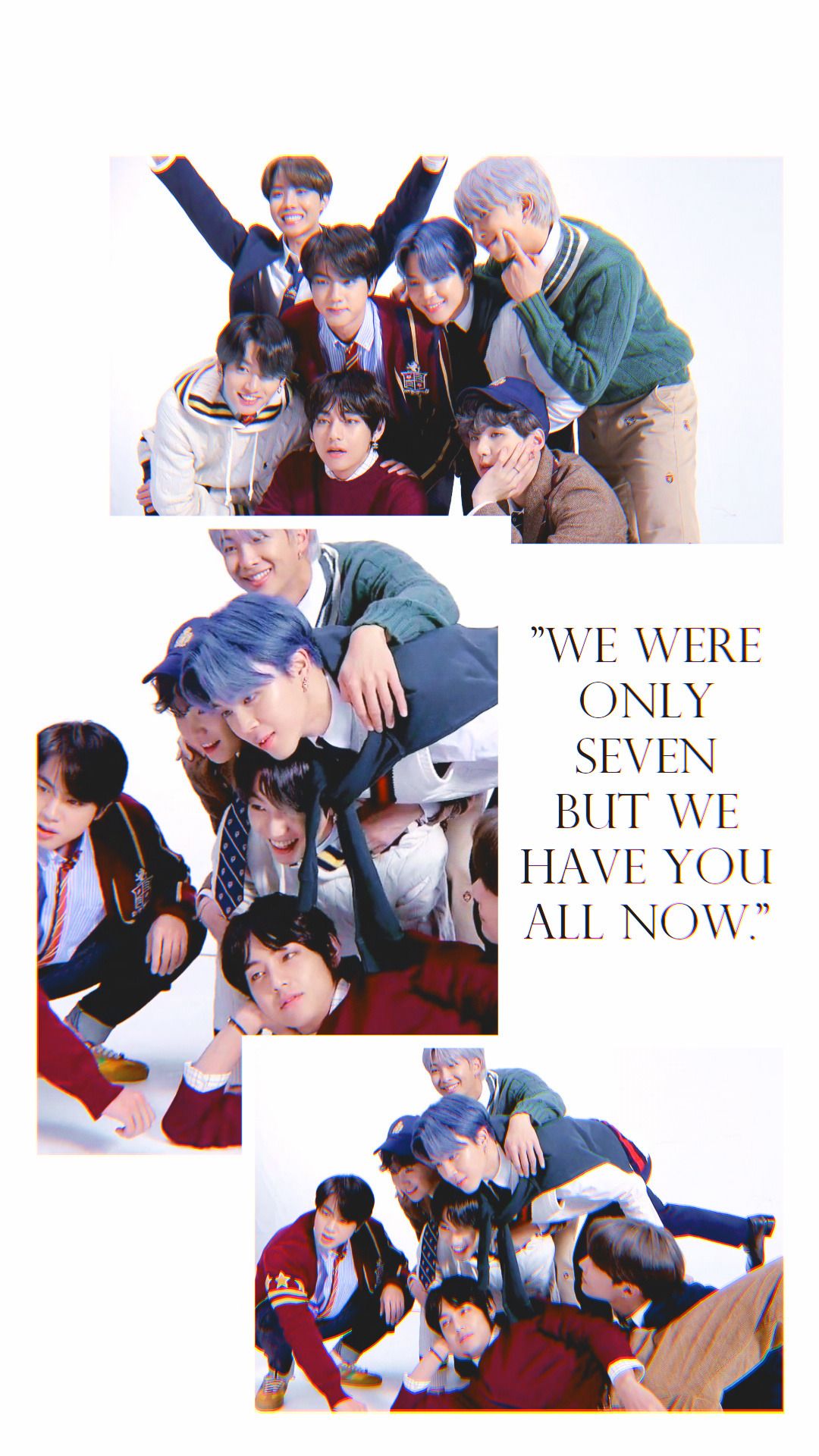 Bts We Are Not Seven With You Wallpapers Wallpaper Cave